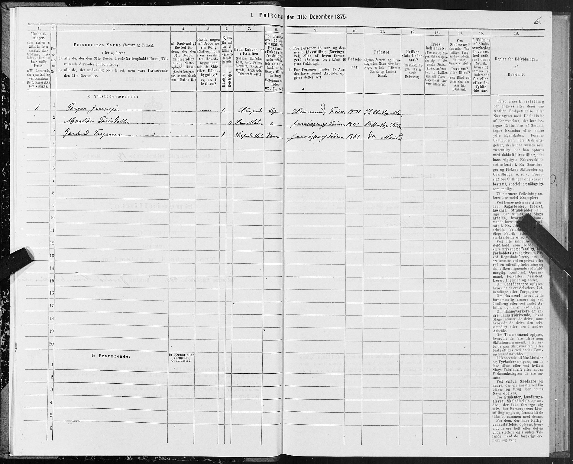 SAT, Folketelling 1875 for 1617P Hitra prestegjeld, 1875, s. 9006