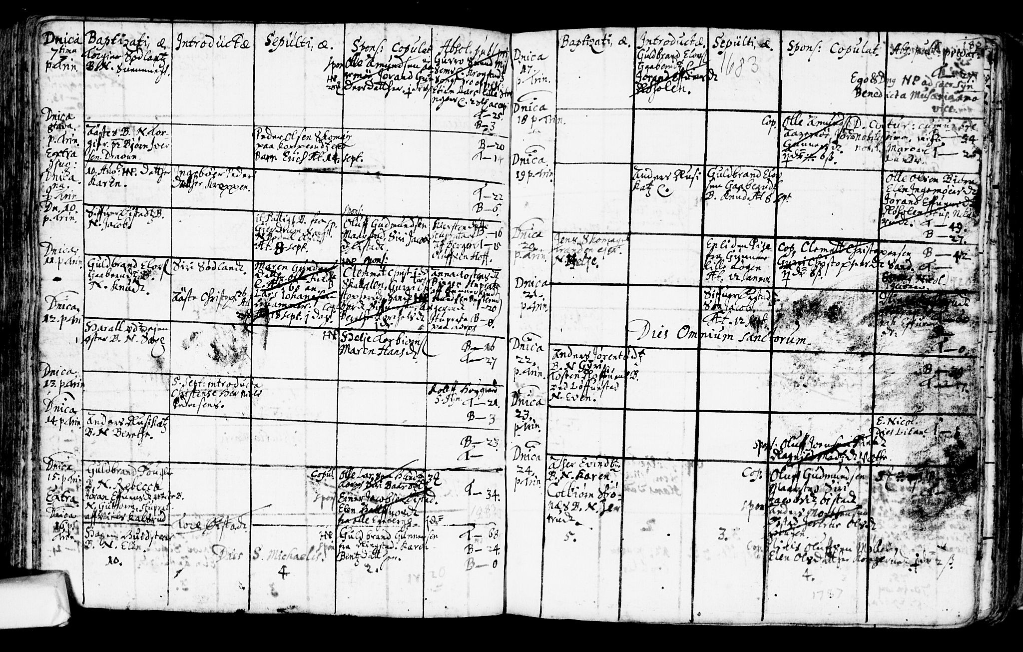 Trøgstad prestekontor Kirkebøker, SAO/A-10925/F/Fa/L0001: Ministerialbok nr. I 1, 1645-1707, s. 182