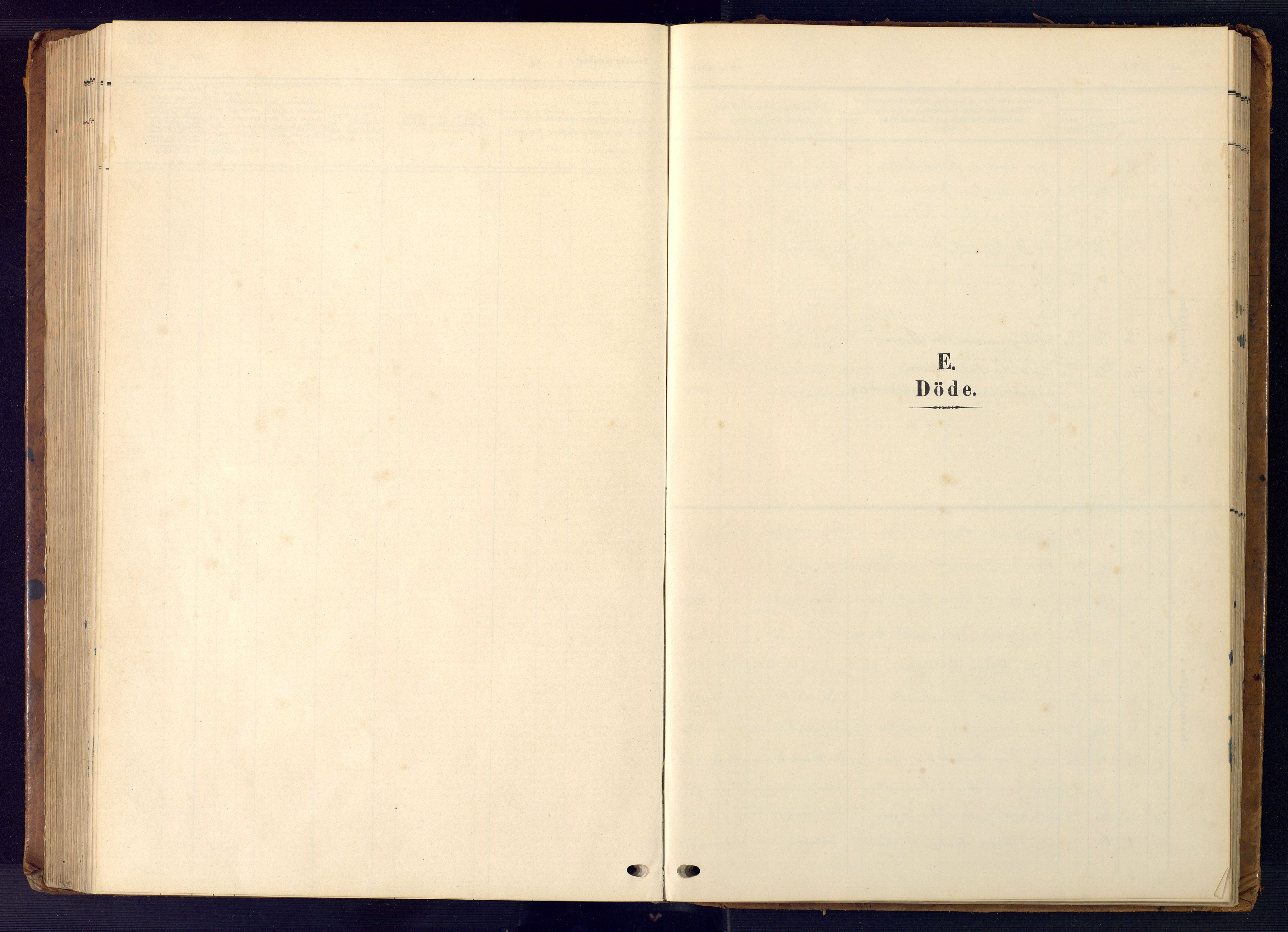 Tvedestrand sokneprestkontor, SAK/1111-0042/F/Fb/L0001: Klokkerbok nr. B 1, 1902-1956