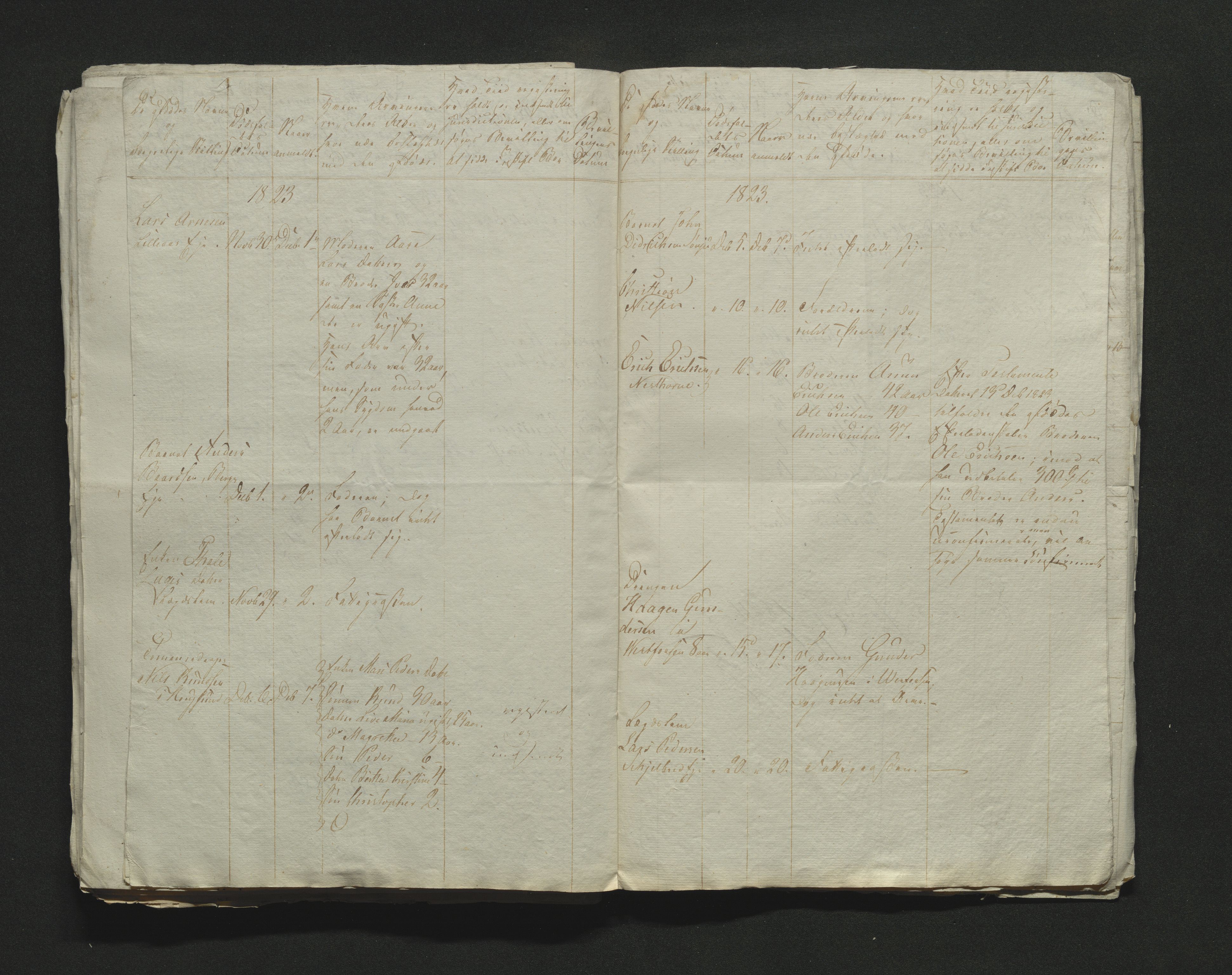 Eiker, Modum og Sigdal sorenskriveri, AV/SAKO-A-123/H/Ha/Hab/L0002: Dødsfallsmeldinger, 1823-1829, s. 82