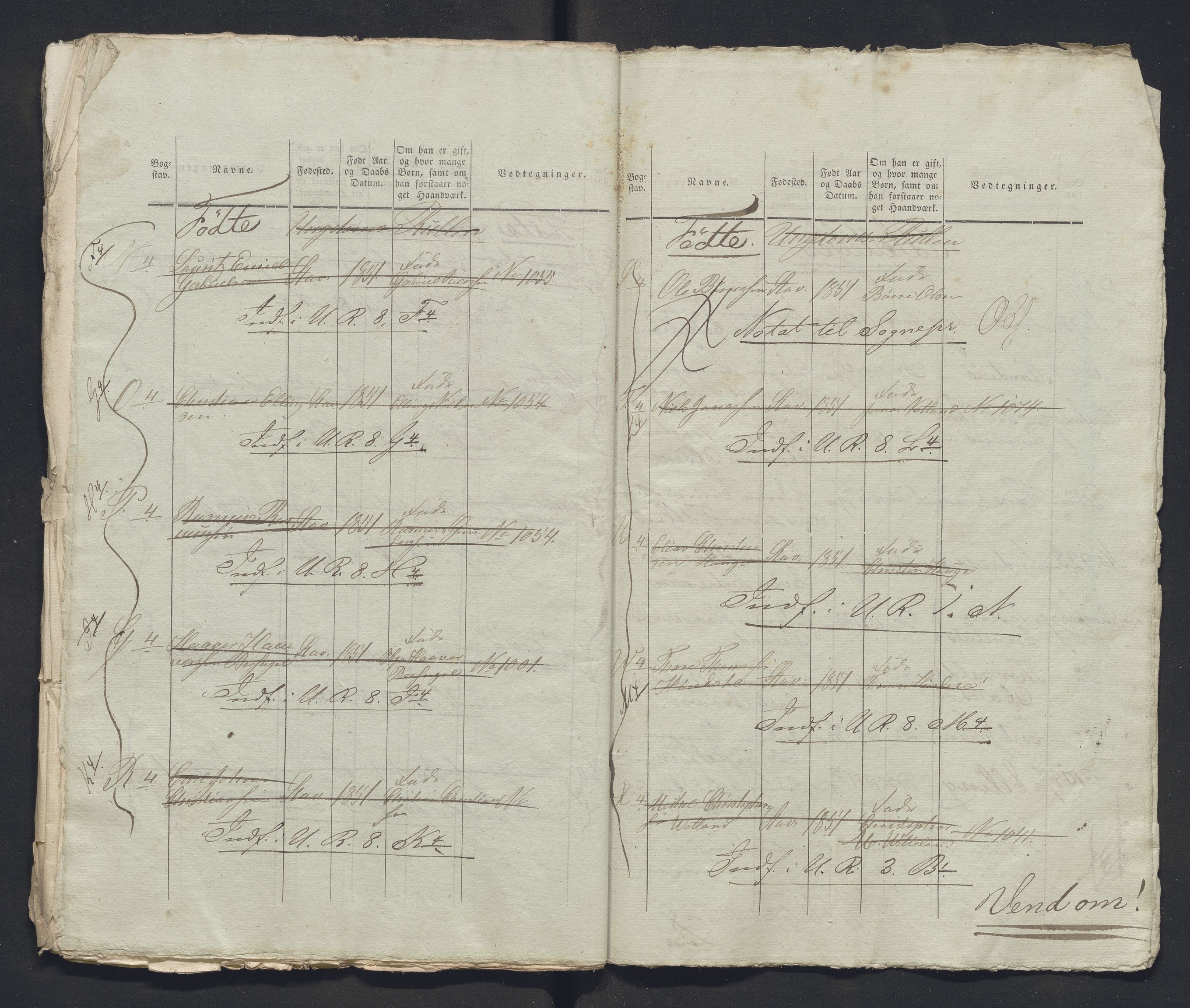 Innrulleringssjefen i Bergen, Avd. III. Bergen og Stavanger 1805-1850, AV/SAB-A-100467/H/Ha/L0009: Mannskapsruller, 1851-1852, s. 231