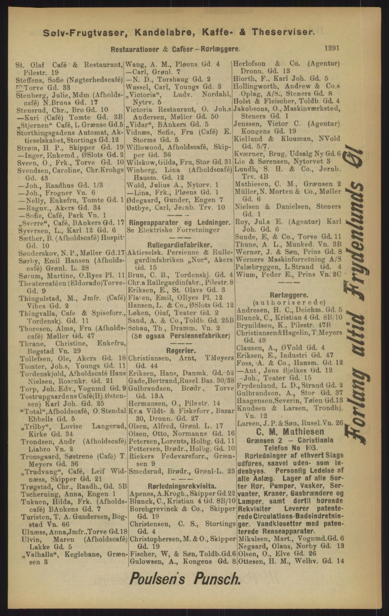 Kristiania/Oslo adressebok, PUBL/-, 1902, s. 1391