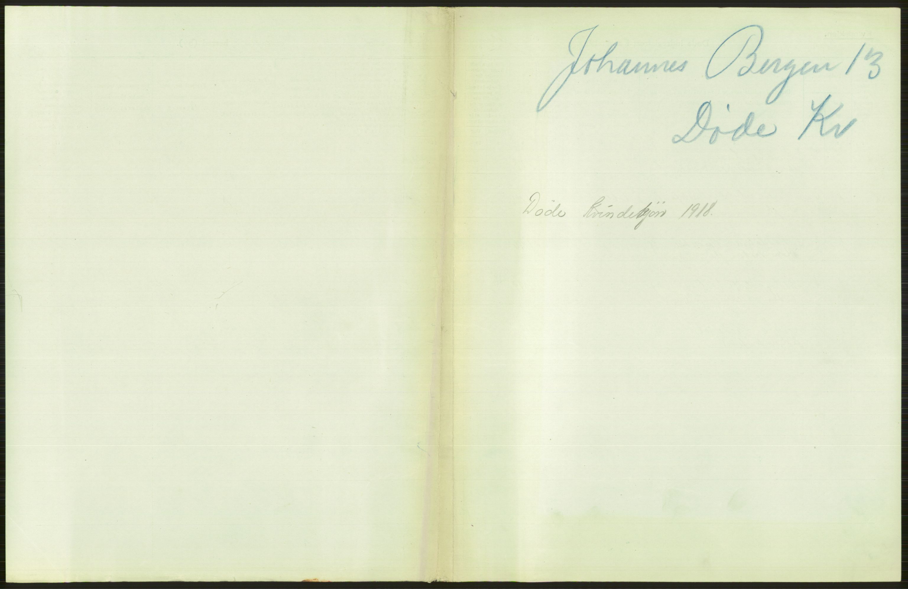 Statistisk sentralbyrå, Sosiodemografiske emner, Befolkning, AV/RA-S-2228/D/Df/Dfb/Dfbh/L0039: Bergen: Døde., 1918, s. 279