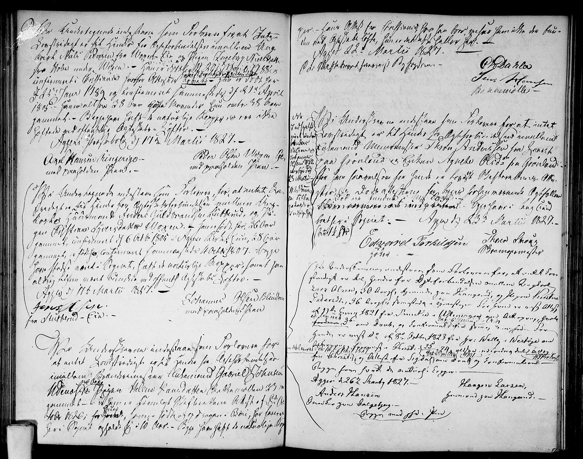 Aker prestekontor kirkebøker, AV/SAO-A-10861/L/L0004: Forlovererklæringer nr. 4, 1778-1831