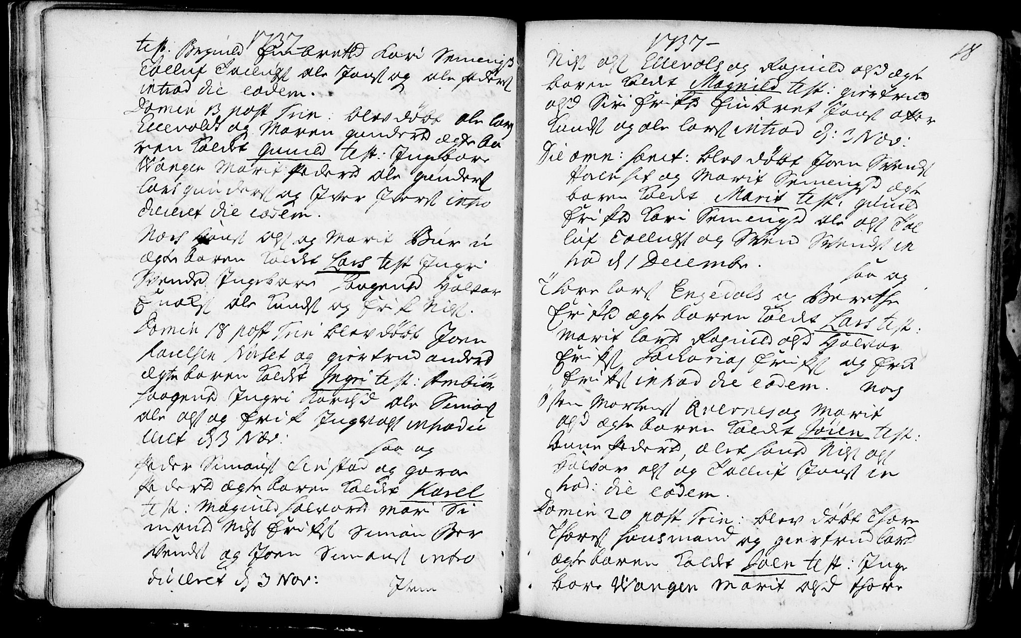 Rendalen prestekontor, AV/SAH-PREST-054/H/Ha/Haa/L0001: Ministerialbok nr. 1, 1733-1787, s. 18