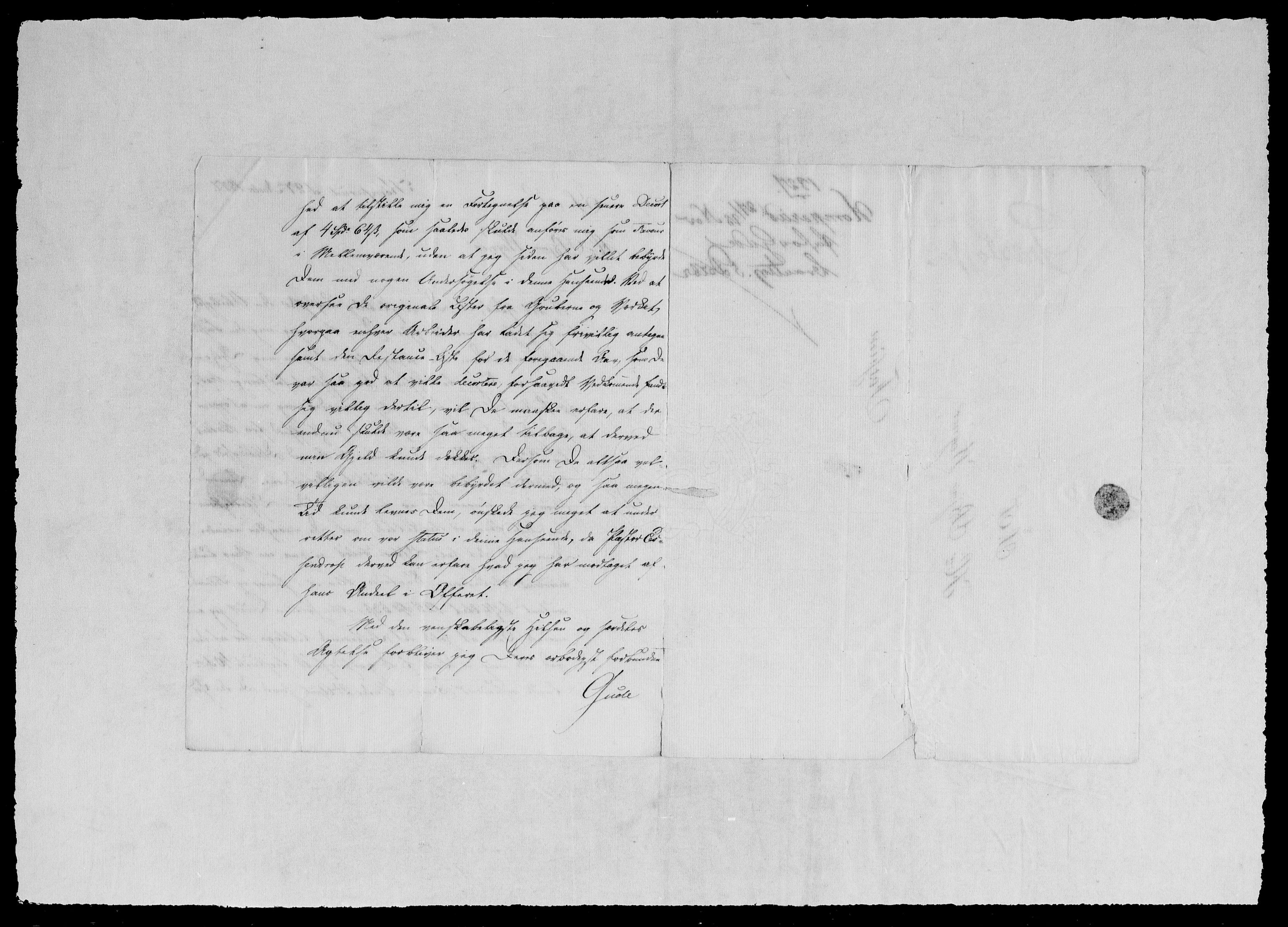 Modums Blaafarveværk, AV/RA-PA-0157/G/Gb/L0097/0001: -- / Innkomne brev A - H, 1826-1827, s. 13