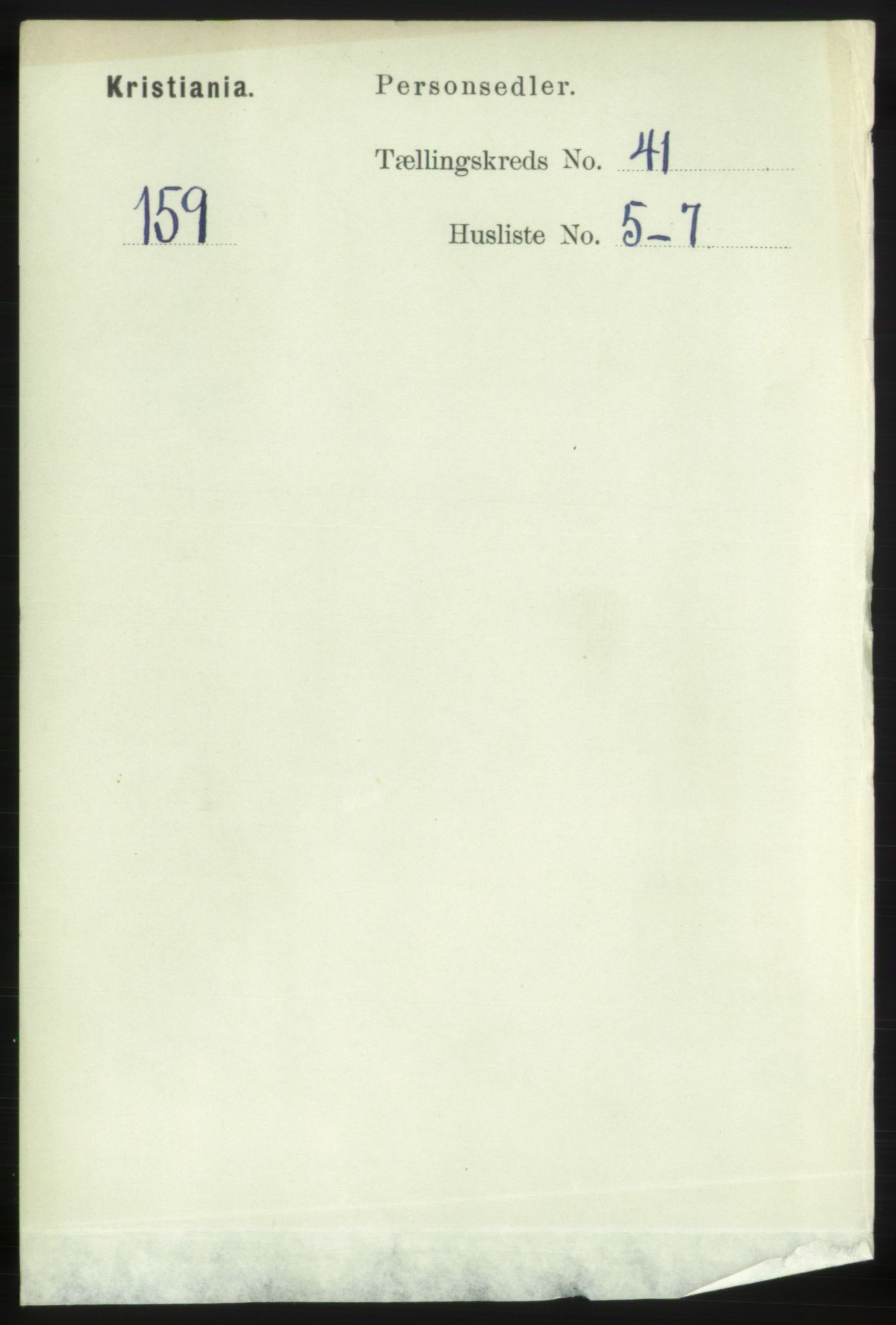RA, Folketelling 1891 for 0301 Kristiania kjøpstad, 1891, s. 24077