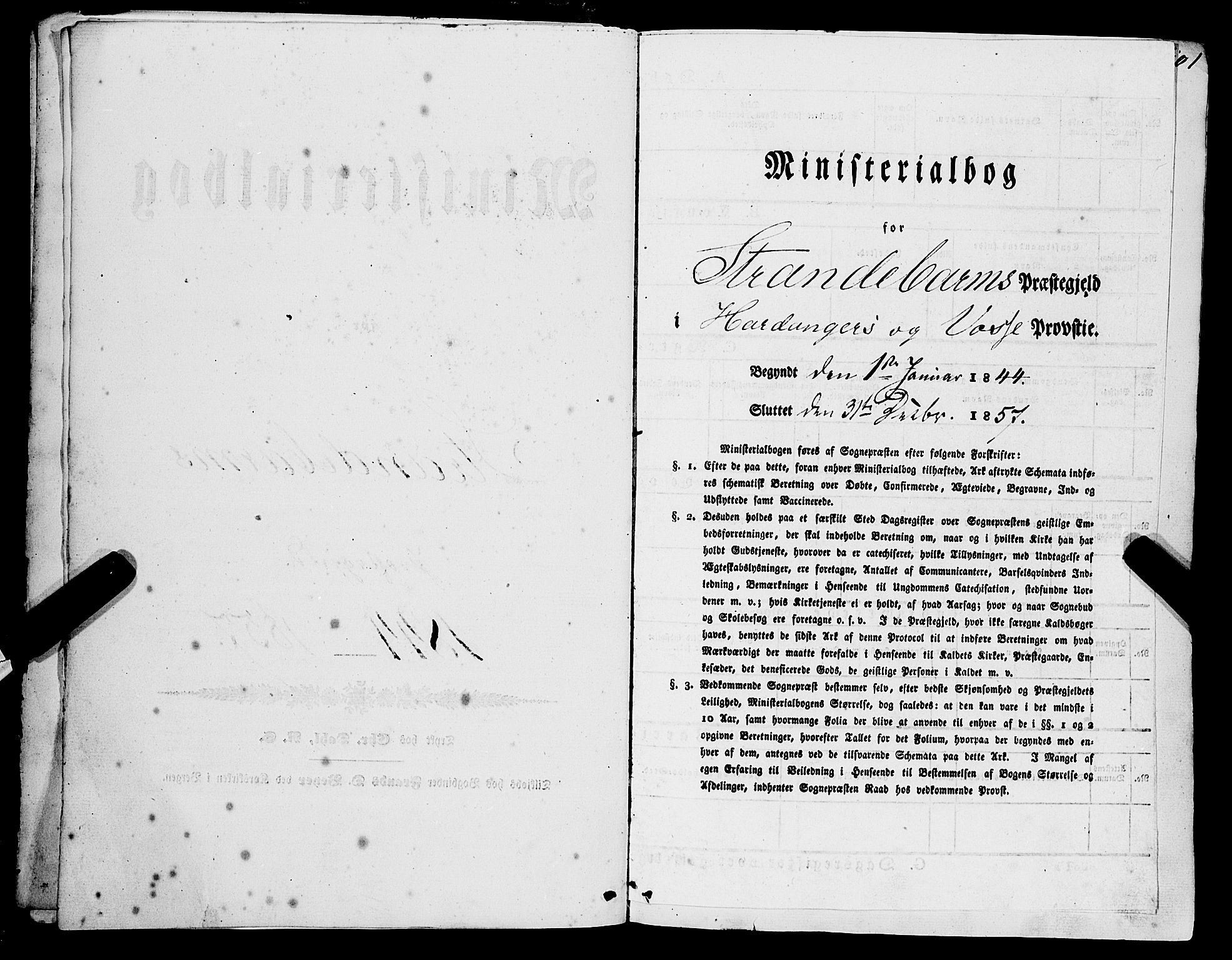 Strandebarm sokneprestembete, AV/SAB-A-78401/H/Haa: Ministerialbok nr. A 7, 1844-1872