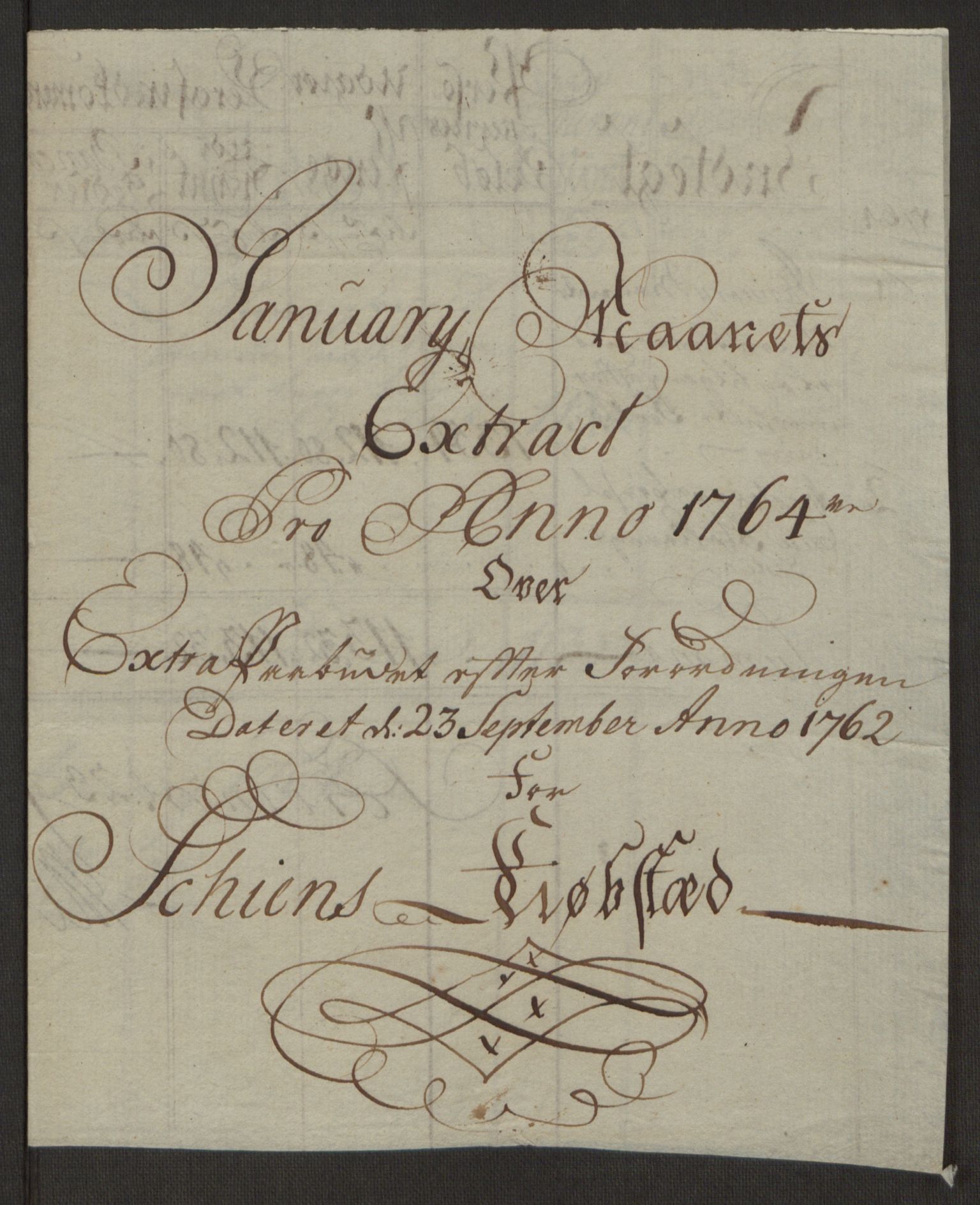 Rentekammeret inntil 1814, Reviderte regnskaper, Byregnskaper, AV/RA-EA-4066/R/Rj/L0198/0001: [J4] Kontribusjonsregnskap / Ekstraskatt, 1762-1768, s. 181