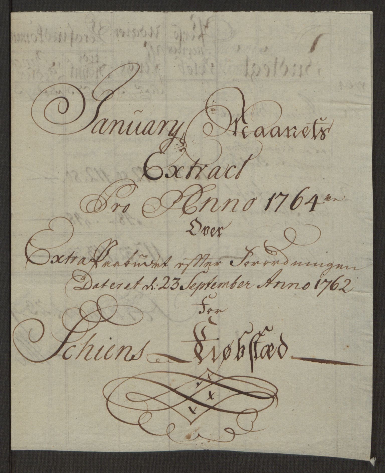 Rentekammeret inntil 1814, Reviderte regnskaper, Byregnskaper, RA/EA-4066/R/Rj/L0198/0001: [J4] Kontribusjonsregnskap / Ekstraskatt, 1762-1768, s. 181