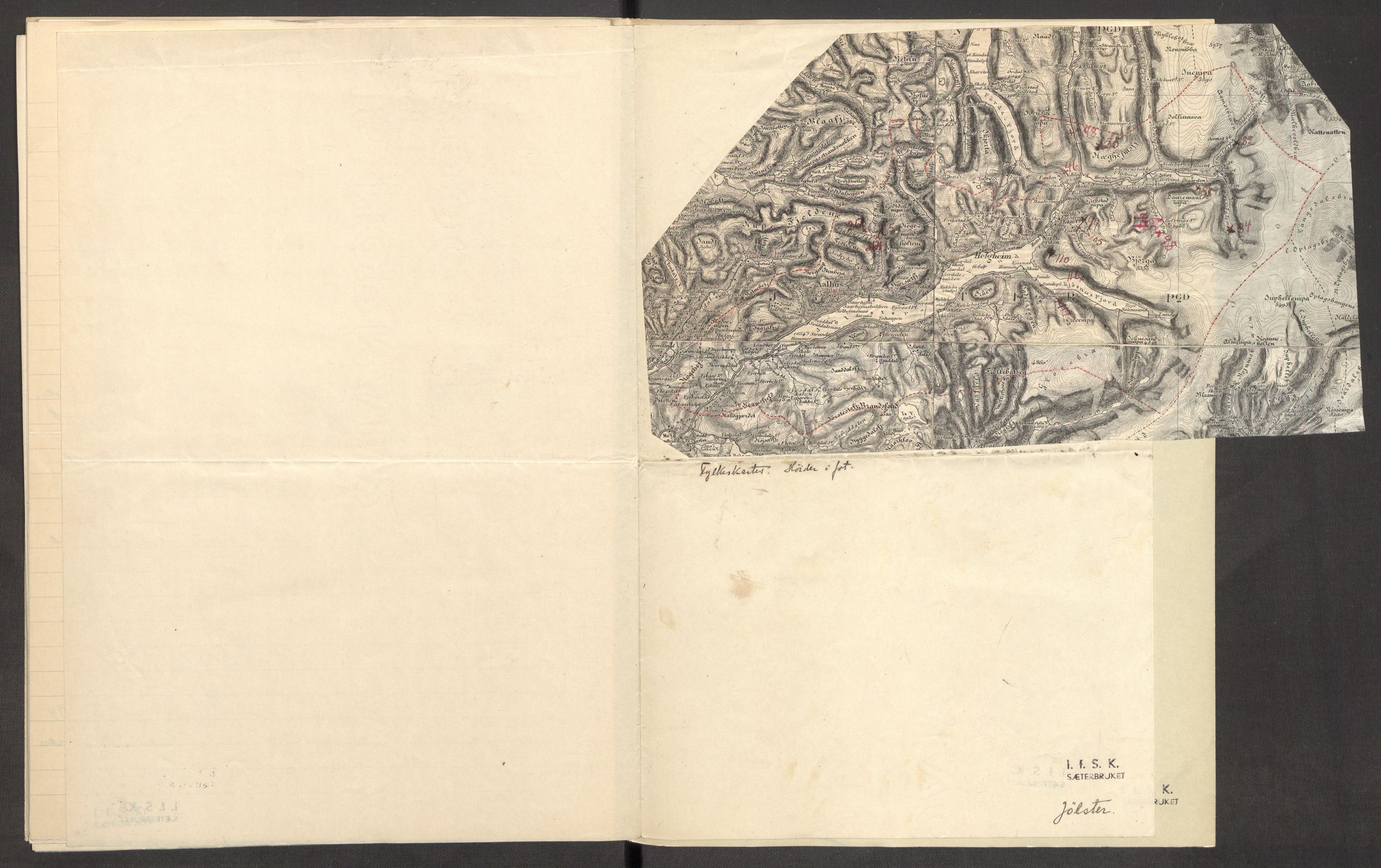 Instituttet for sammenlignende kulturforskning, AV/RA-PA-0424/F/Fc/L0011/0003: Eske B11: / Sogn og Fjordane (perm XXX), 1934-1936