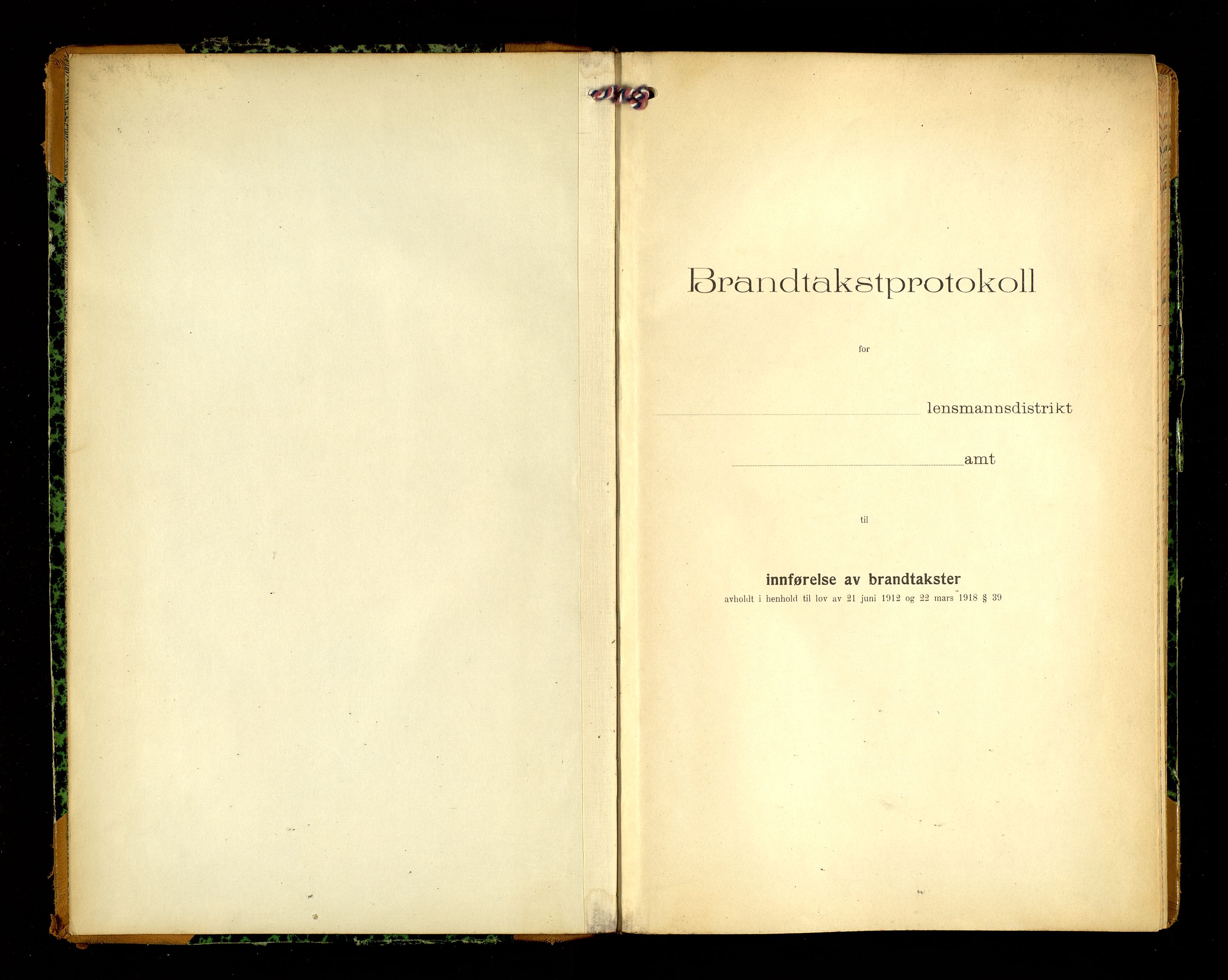 Norges Brannkasse, Trysil, AV/SAH-NBRANT-021/F/L0018: Branntakstprotokoll, 1919-1922