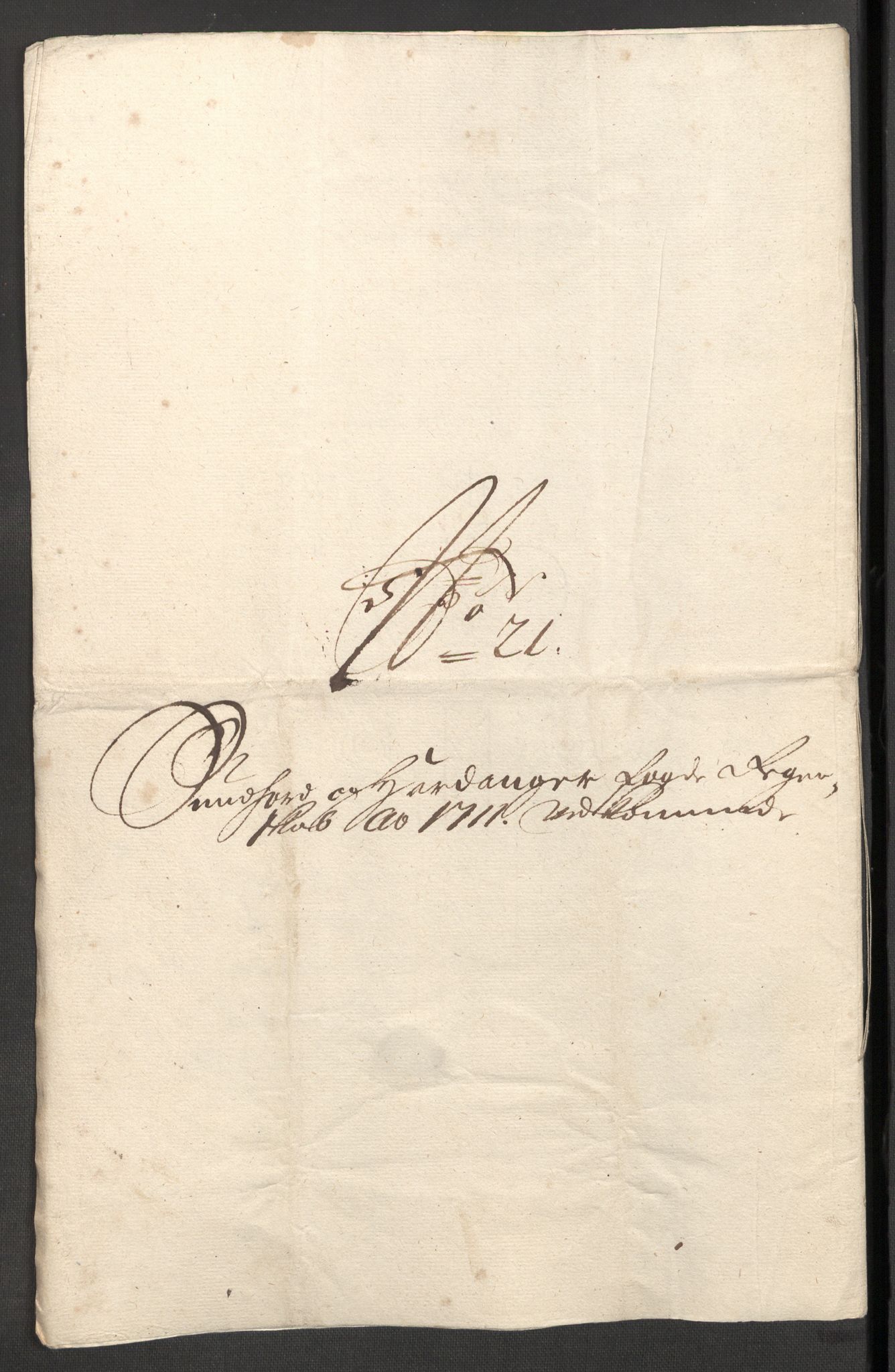 Rentekammeret inntil 1814, Reviderte regnskaper, Fogderegnskap, RA/EA-4092/R48/L2987: Fogderegnskap Sunnhordland og Hardanger, 1711, s. 601