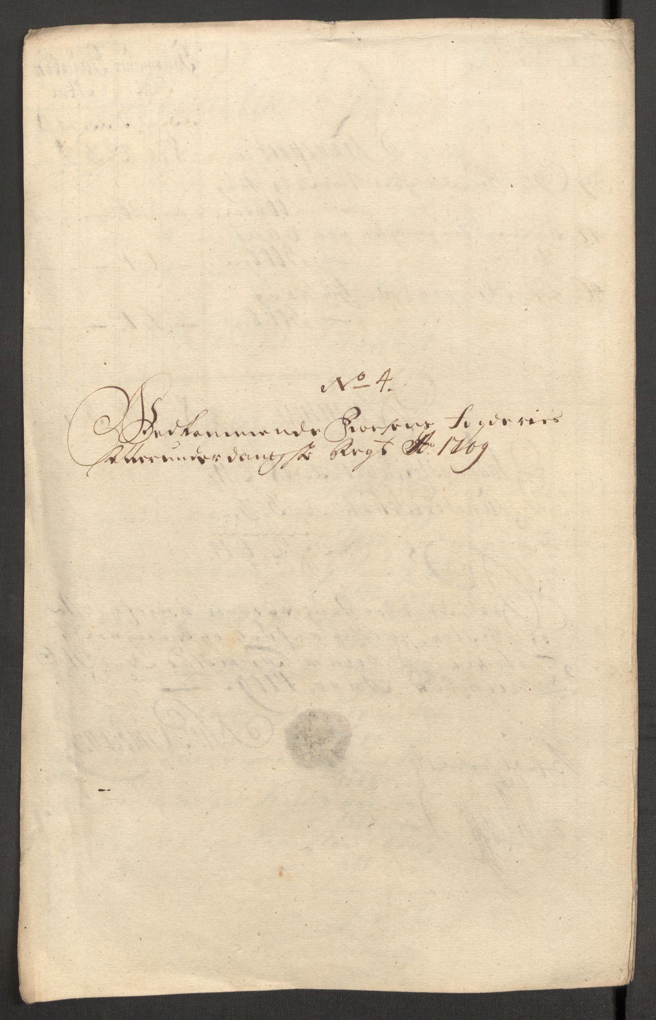 Rentekammeret inntil 1814, Reviderte regnskaper, Fogderegnskap, AV/RA-EA-4092/R57/L3858: Fogderegnskap Fosen, 1708-1709, s. 277