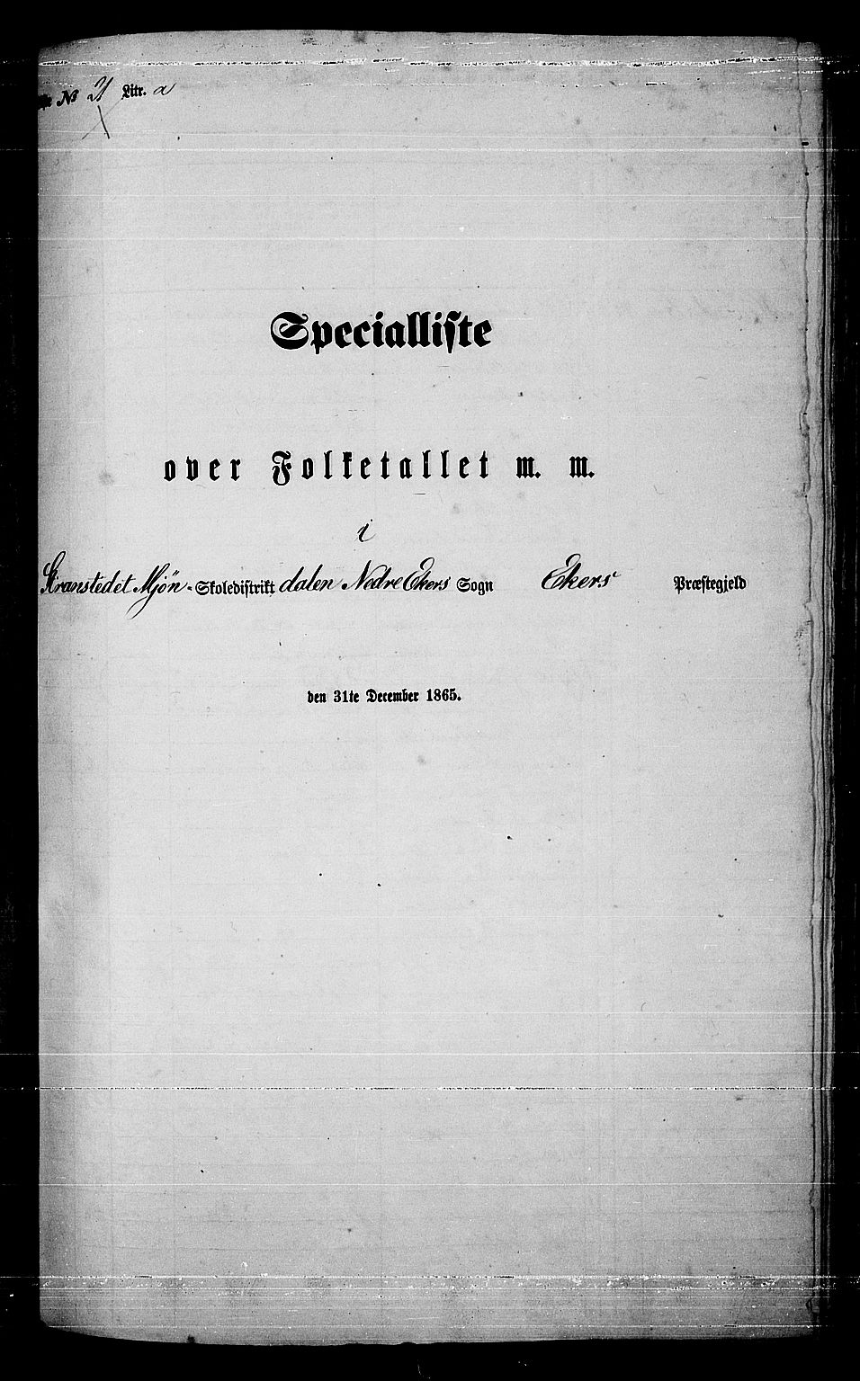 RA, Folketelling 1865 for 0624P Eiker prestegjeld, 1865, s. 390
