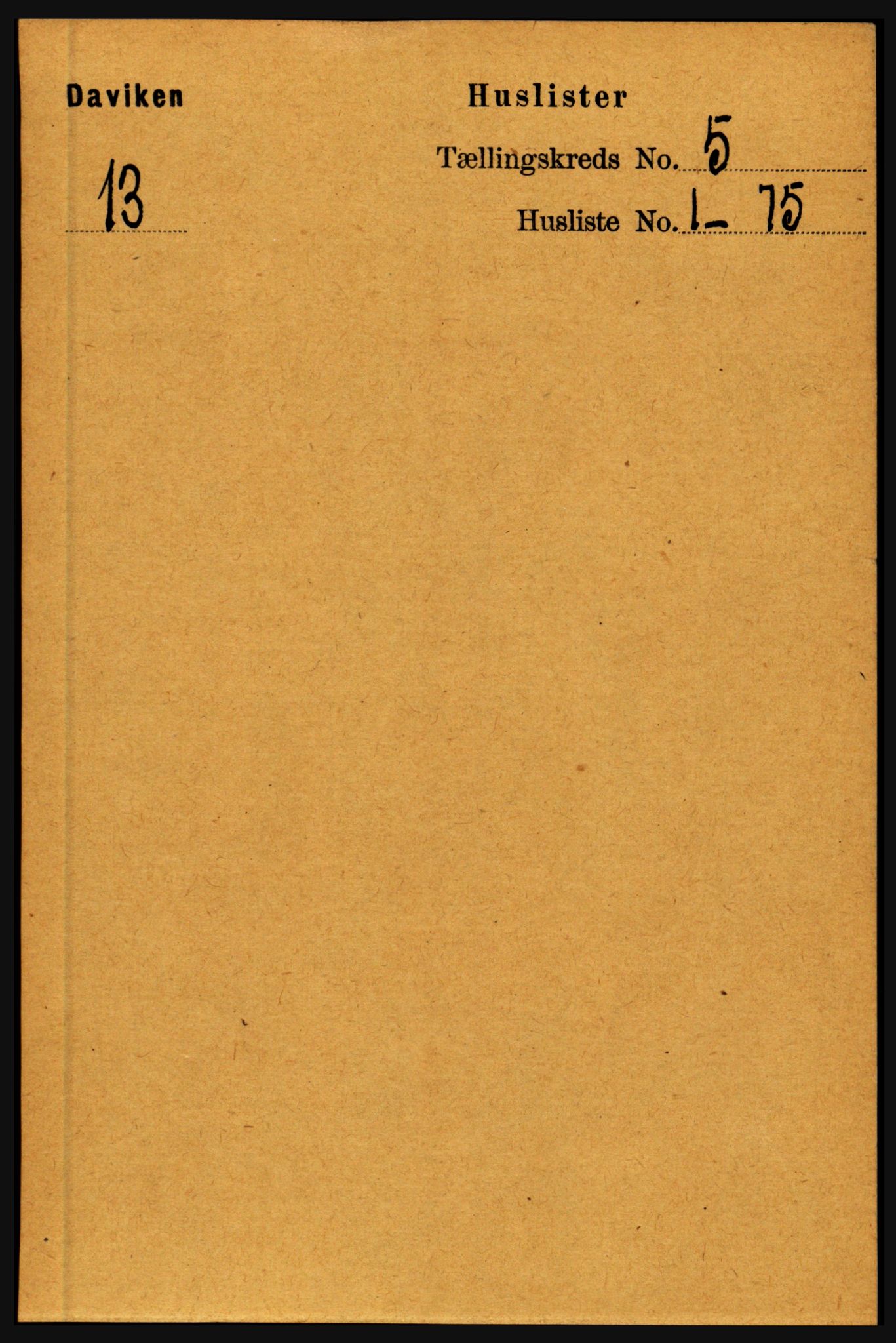 RA, Folketelling 1891 for 1442 Davik herred, 1891, s. 1733
