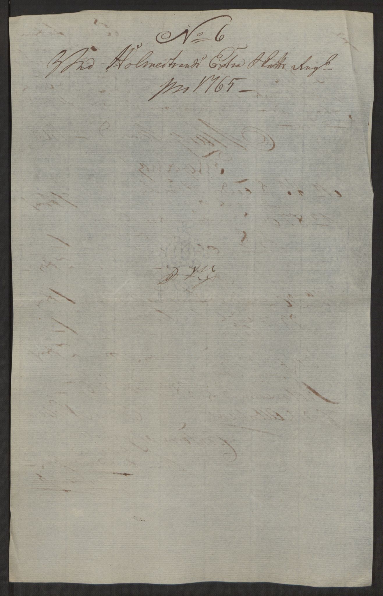 Rentekammeret inntil 1814, Reviderte regnskaper, Byregnskaper, AV/RA-EA-4066/R/Rh/L0163/0001: [H4] Kontribusjonsregnskap / Ekstraskatt, Holmestrand, 1762-1772, s. 209