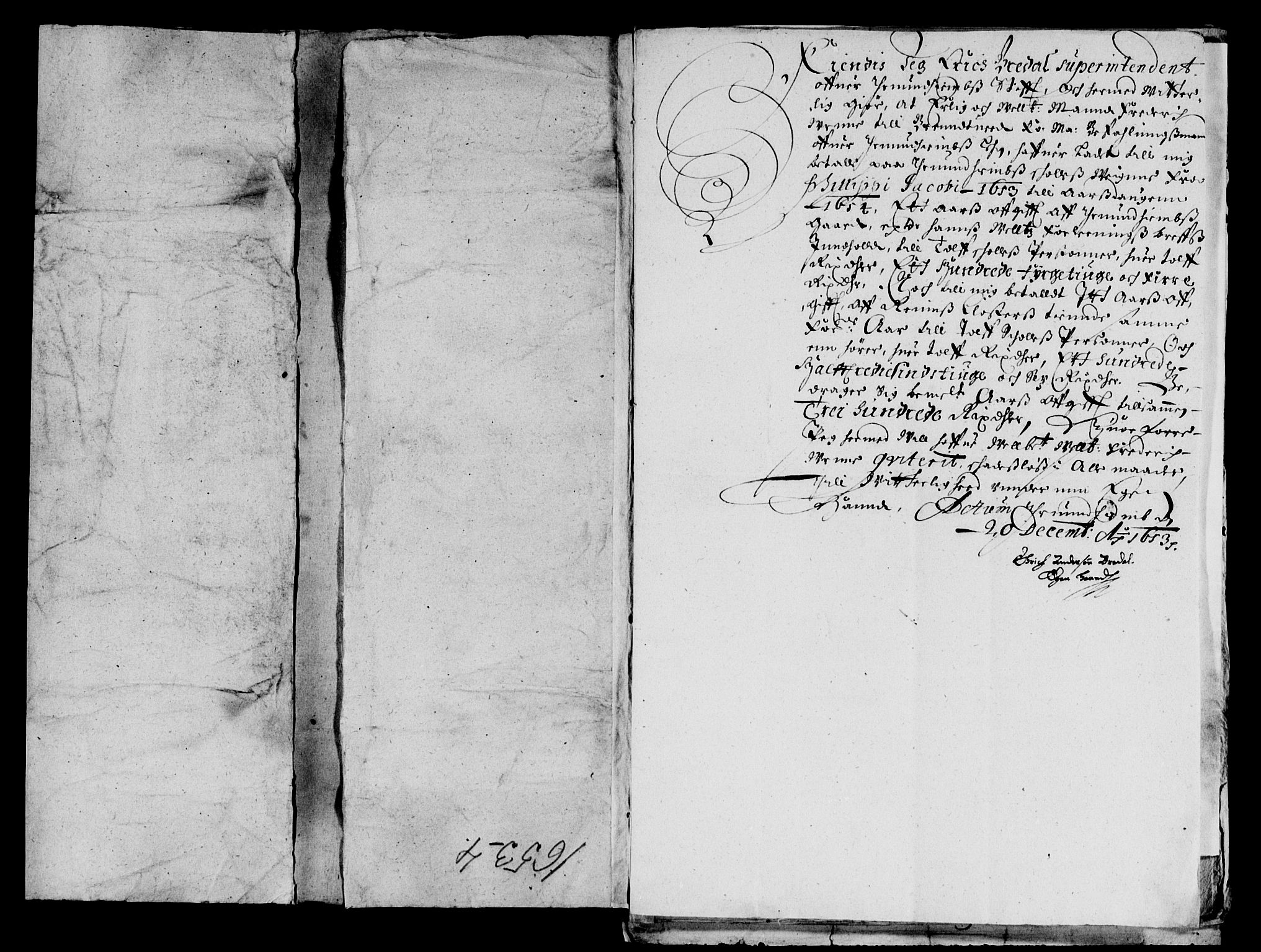 Rentekammeret inntil 1814, Reviderte regnskaper, Lensregnskaper, AV/RA-EA-5023/R/Rb/Rbw/L0111: Trondheim len, 1652-1654