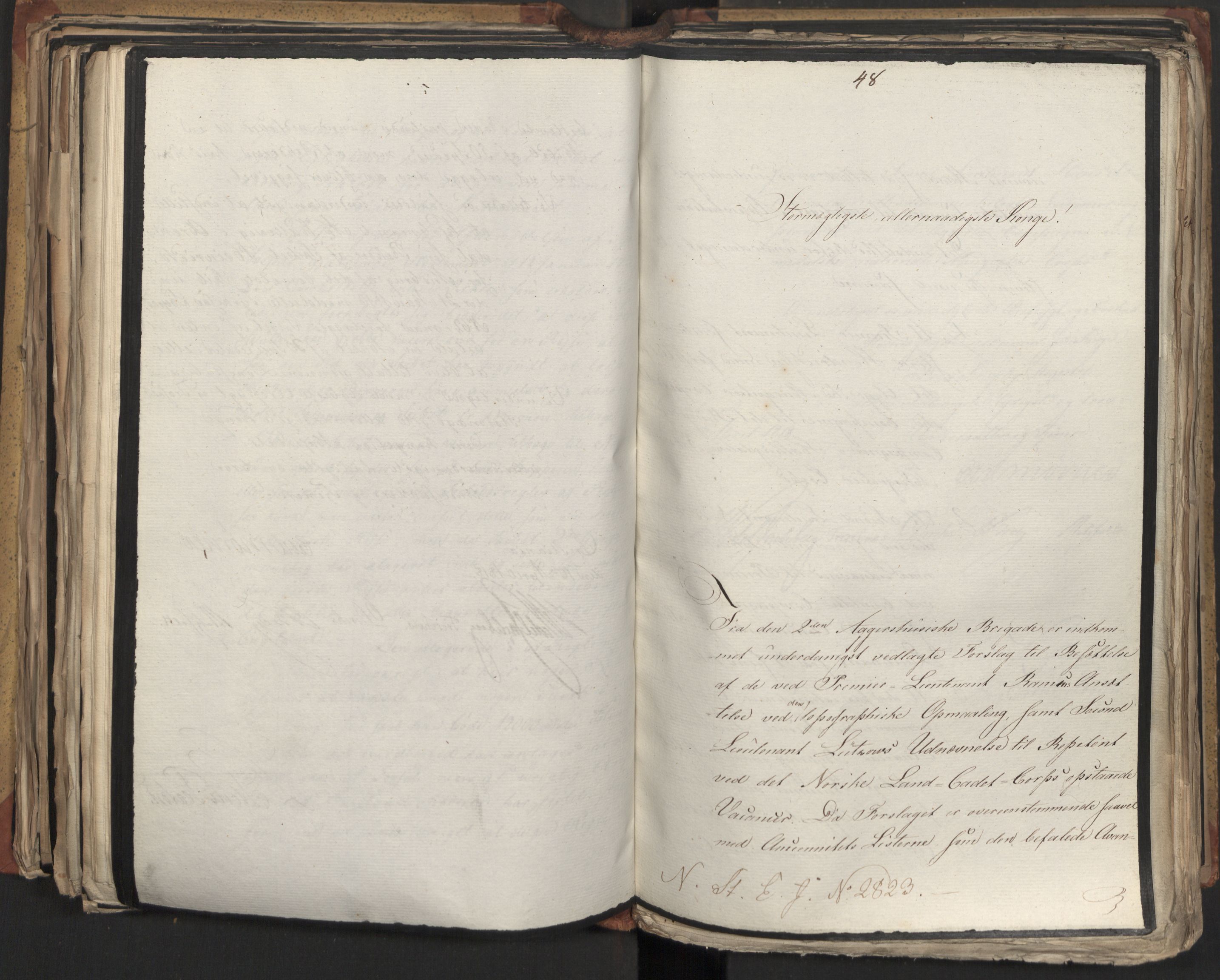Statsrådsavdelingen i Stockholm, AV/RA-S-1003/D/Da/L0013: Regjeringsinnstillinger nr. 2761-2889, 1818, s. 322