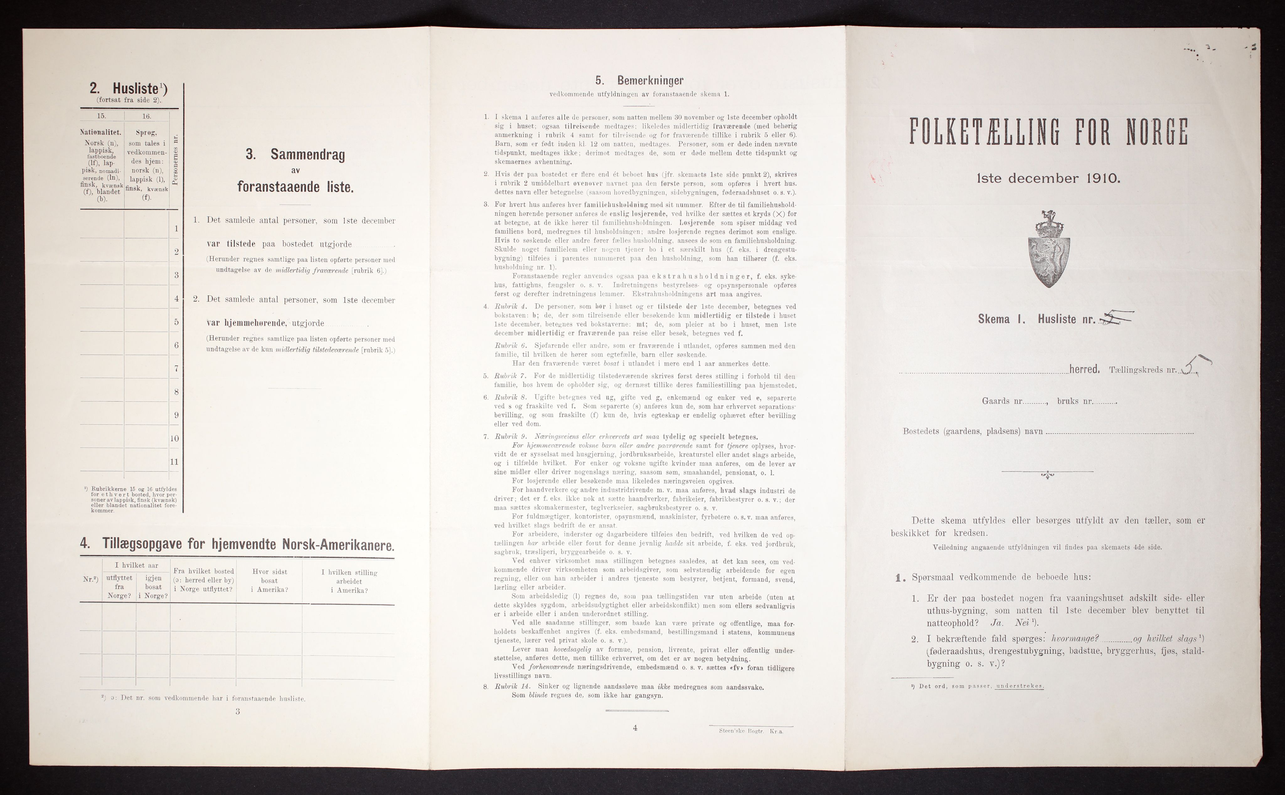 RA, Folketelling 1910 for 1865 Vågan herred, 1910, s. 7