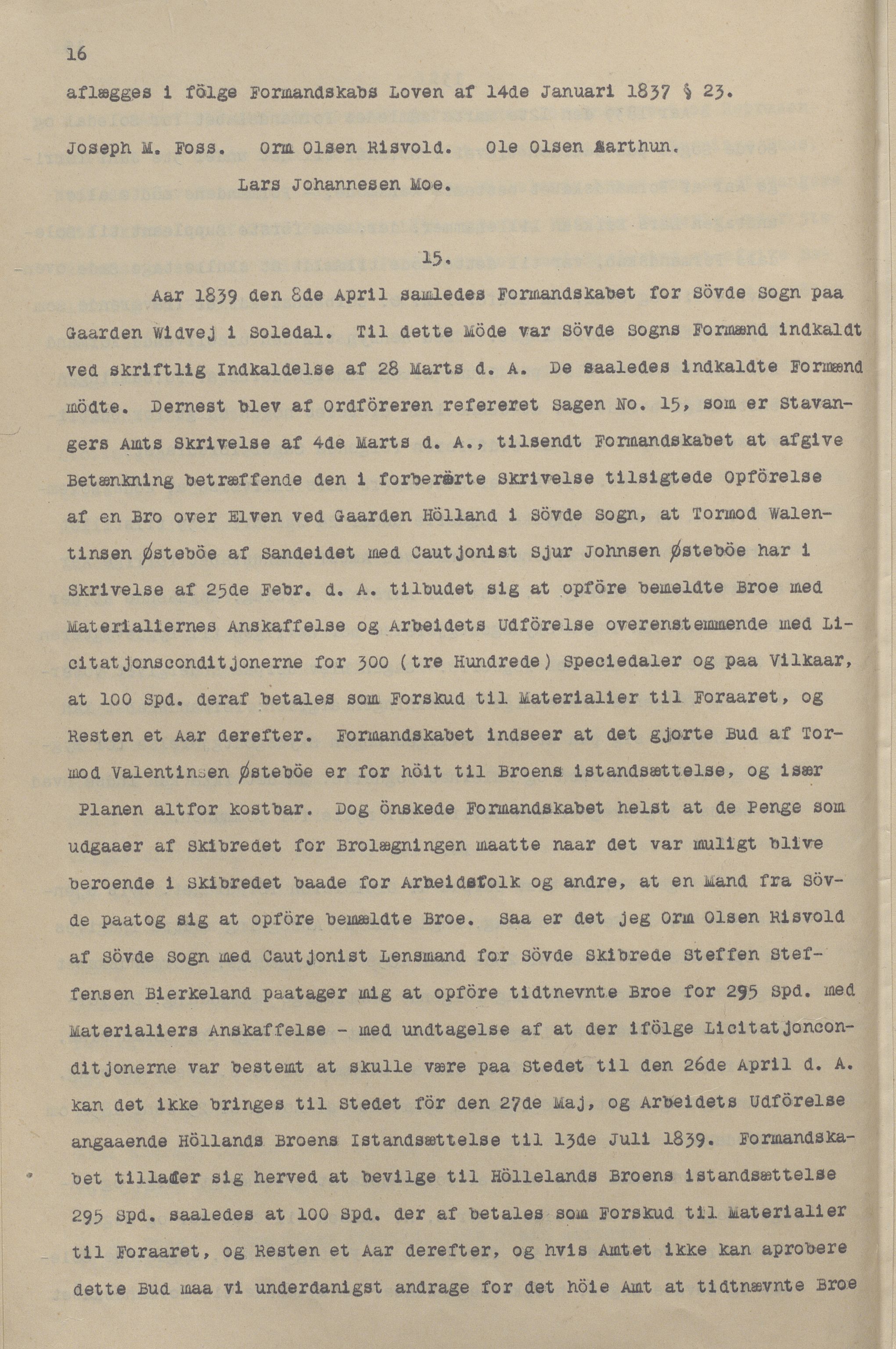 Sauda kommune - Formannskapet/sentraladministrasjonen, IKAR/K-100597/A/Aa/L0001: Møtebok, 1838-1888, s. 16