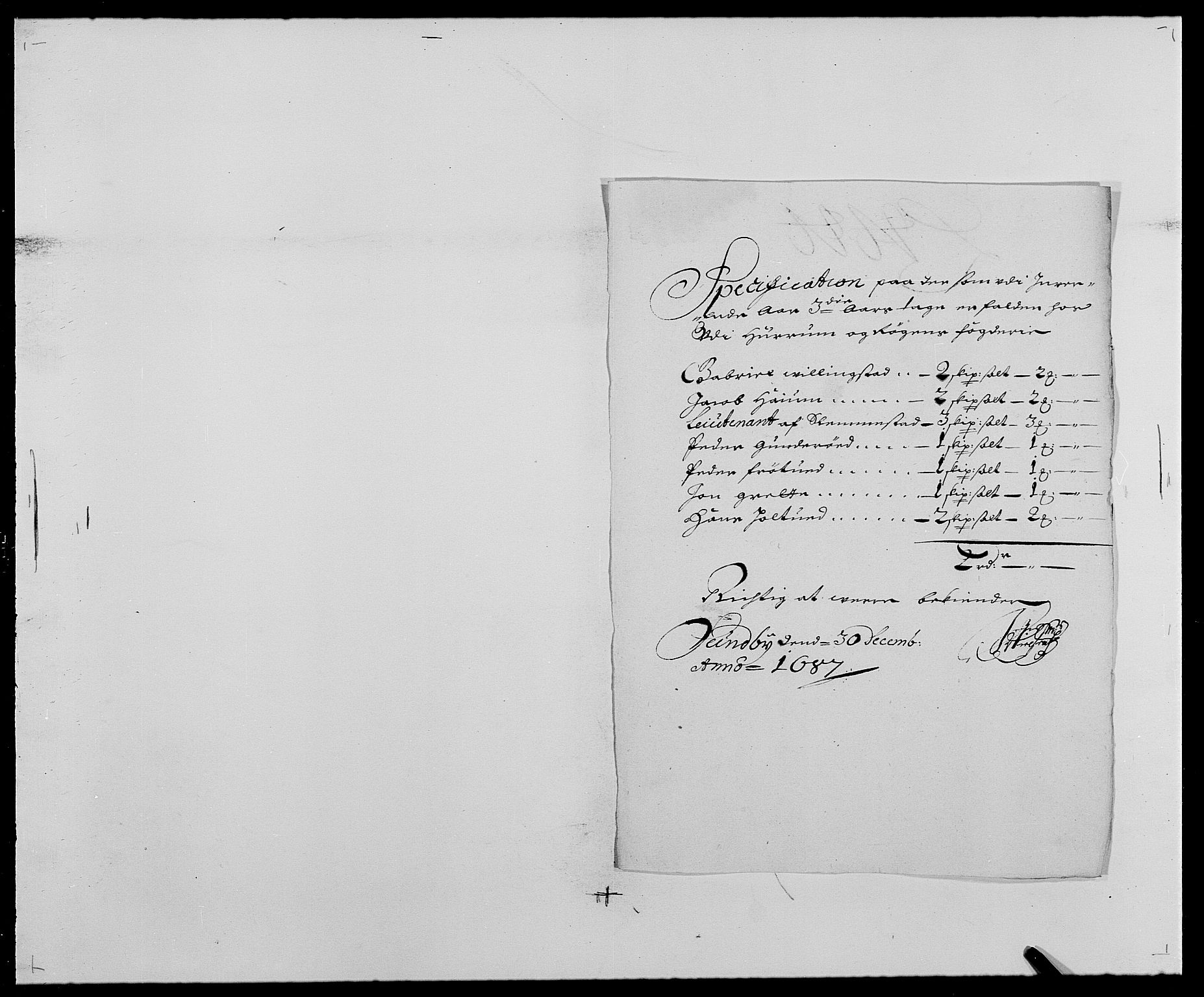 Rentekammeret inntil 1814, Reviderte regnskaper, Fogderegnskap, AV/RA-EA-4092/R29/L1692: Fogderegnskap Hurum og Røyken, 1682-1687, s. 315