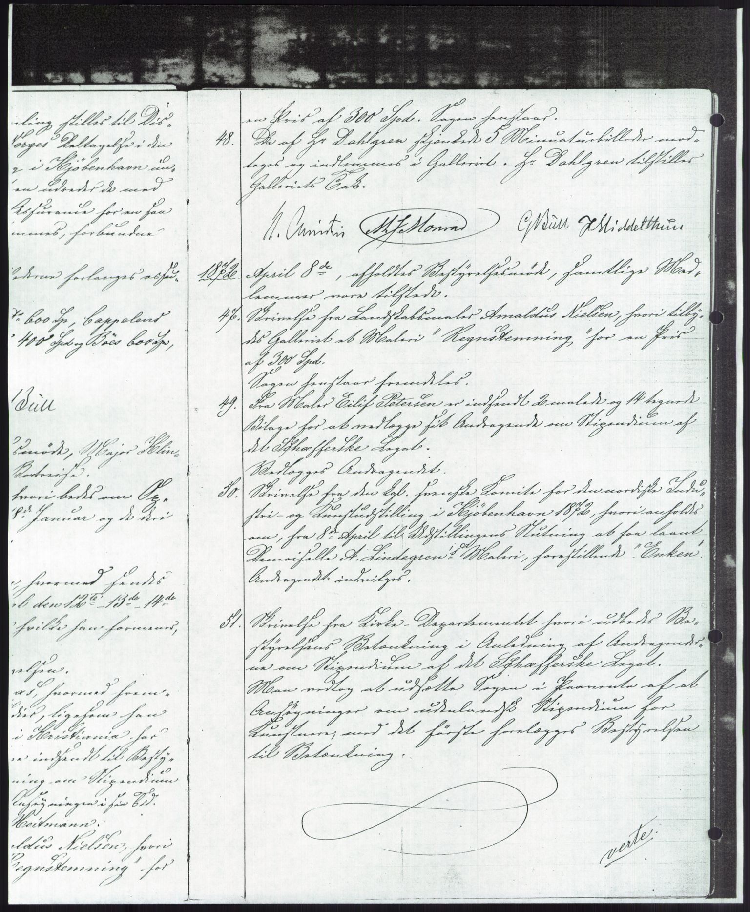 Nasjonalgalleriet, NMFK/NG-1000/A/Aa/L0001: Forhandlingsprotokoll 1869-1877, 1869-1877, s. 30