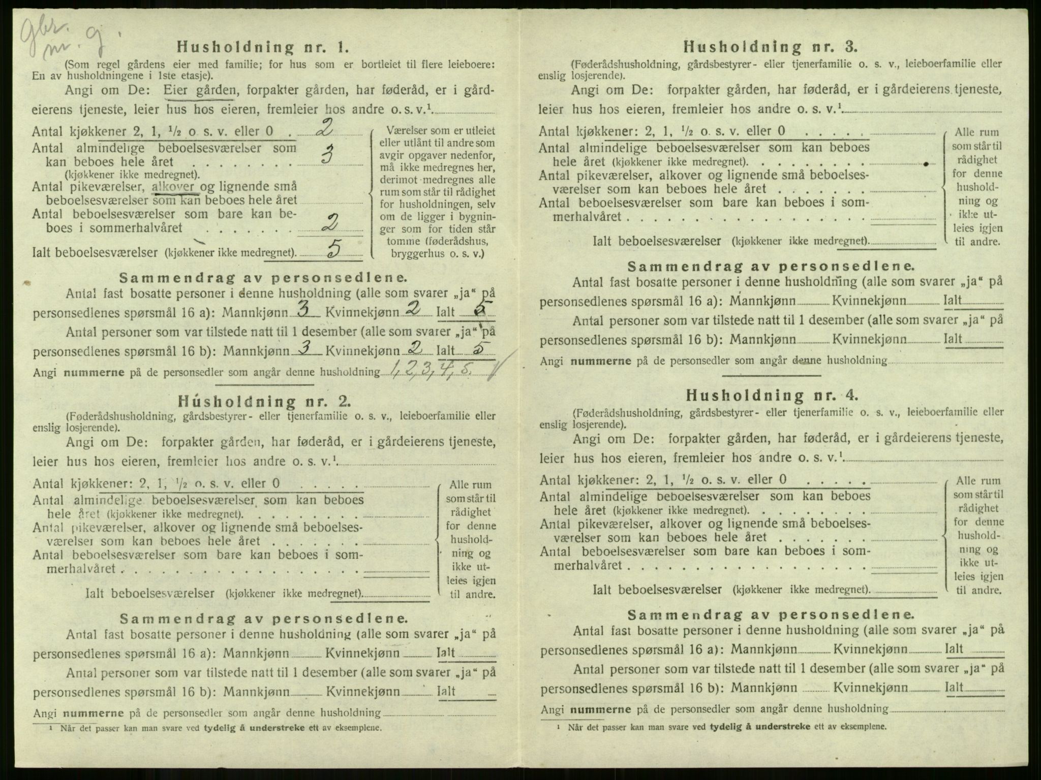 SAKO, Folketelling 1920 for 0719 Andebu herred, 1920, s. 1058