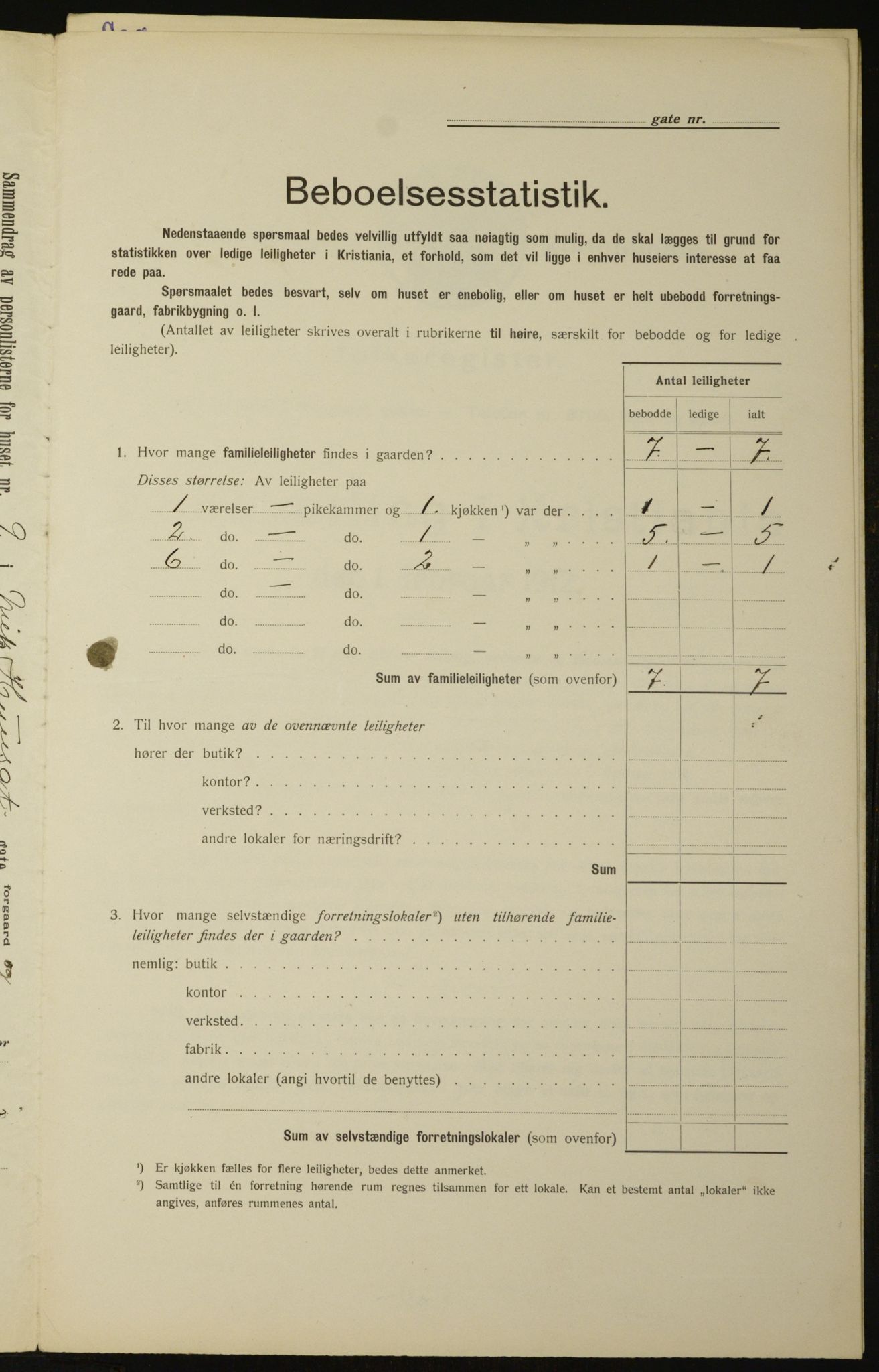 OBA, Kommunal folketelling 1.2.1912 for Kristiania, 1912, s. 71565