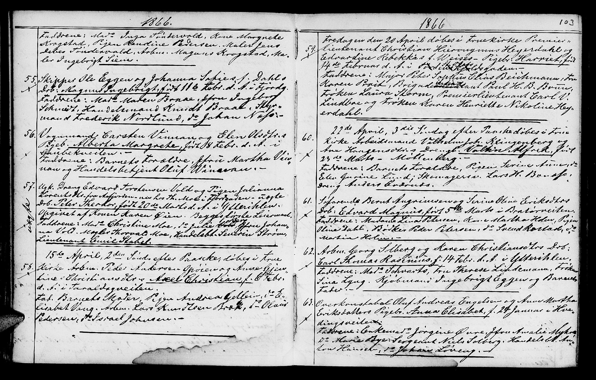 Ministerialprotokoller, klokkerbøker og fødselsregistre - Sør-Trøndelag, AV/SAT-A-1456/602/L0140: Klokkerbok nr. 602C08, 1864-1872, s. 102-103
