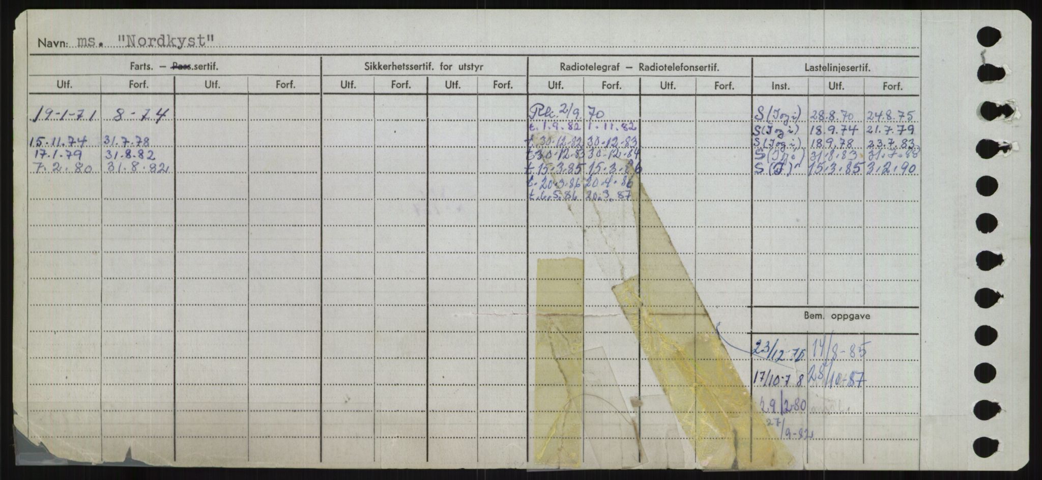 Sjøfartsdirektoratet med forløpere, Skipsmålingen, RA/S-1627/H/Ha/L0004/0001: Fartøy, Mas-R / Fartøy, Mas-Odd, s. 666