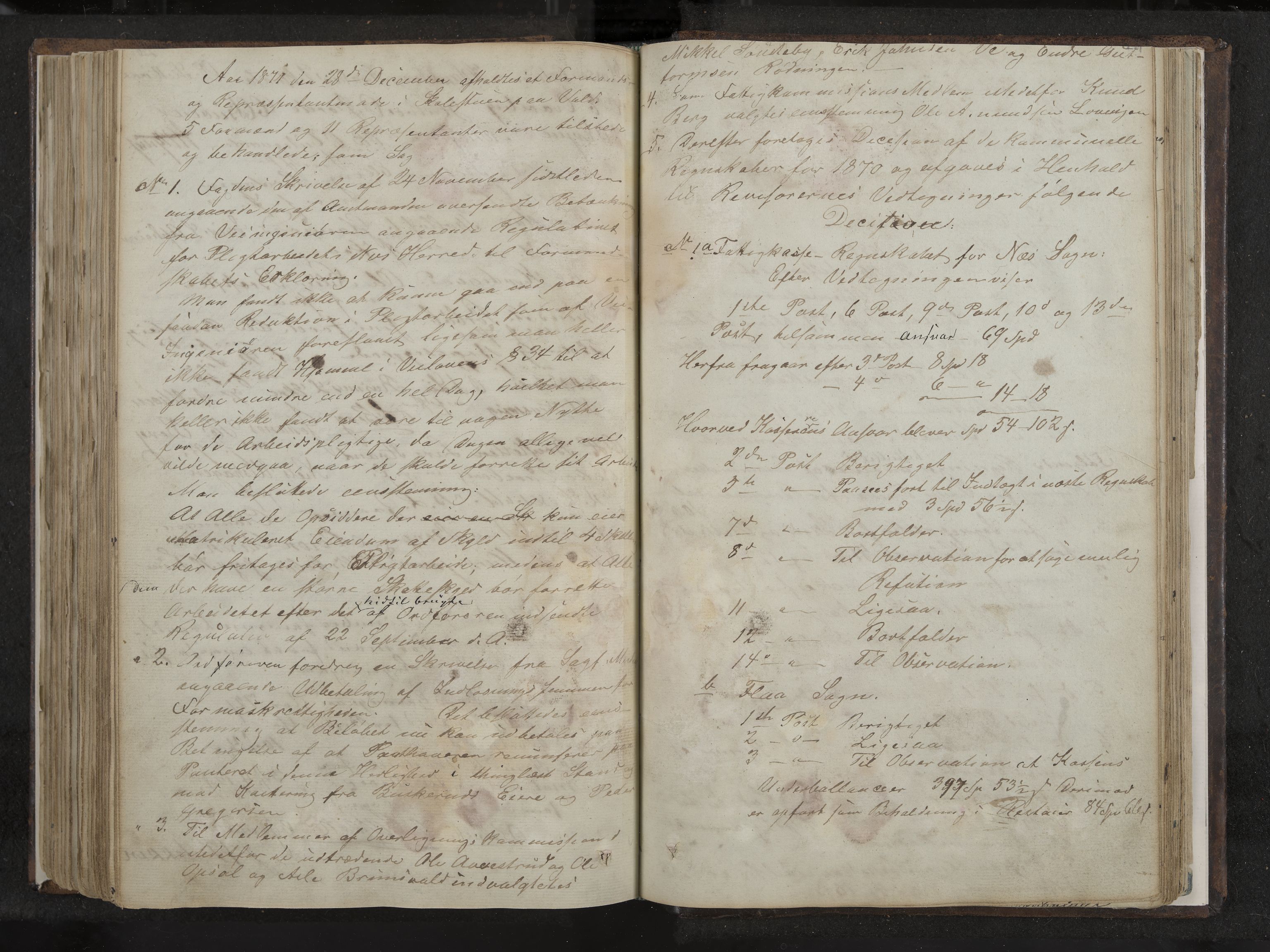 Nes formannskap og sentraladministrasjon, IKAK/0616021-1/A/Aa/L0001: Møtebok med register, 1838-1875, s. 221