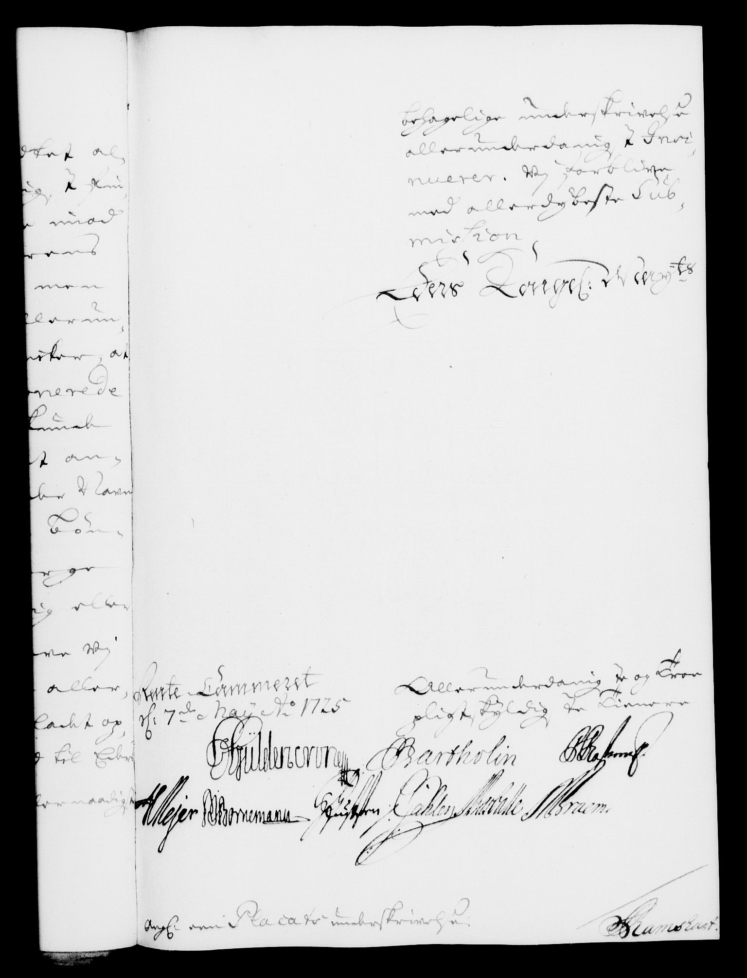 Rentekammeret, Kammerkanselliet, RA/EA-3111/G/Gf/Gfa/L0008: Norsk relasjons- og resolusjonsprotokoll (merket RK 52.8), 1725, s. 391