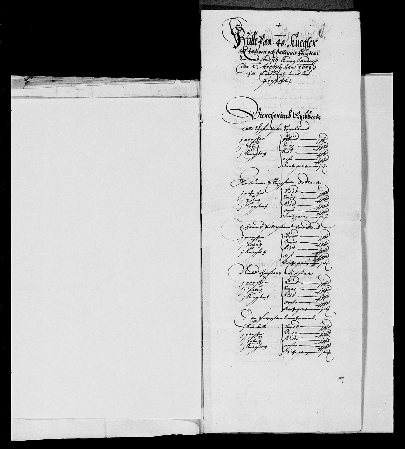 Rentekammeret inntil 1814, Reviderte regnskaper, Lensregnskaper, AV/RA-EA-5023/R/Rb/Rbs/L0039: Stavanger len, 1658-1659