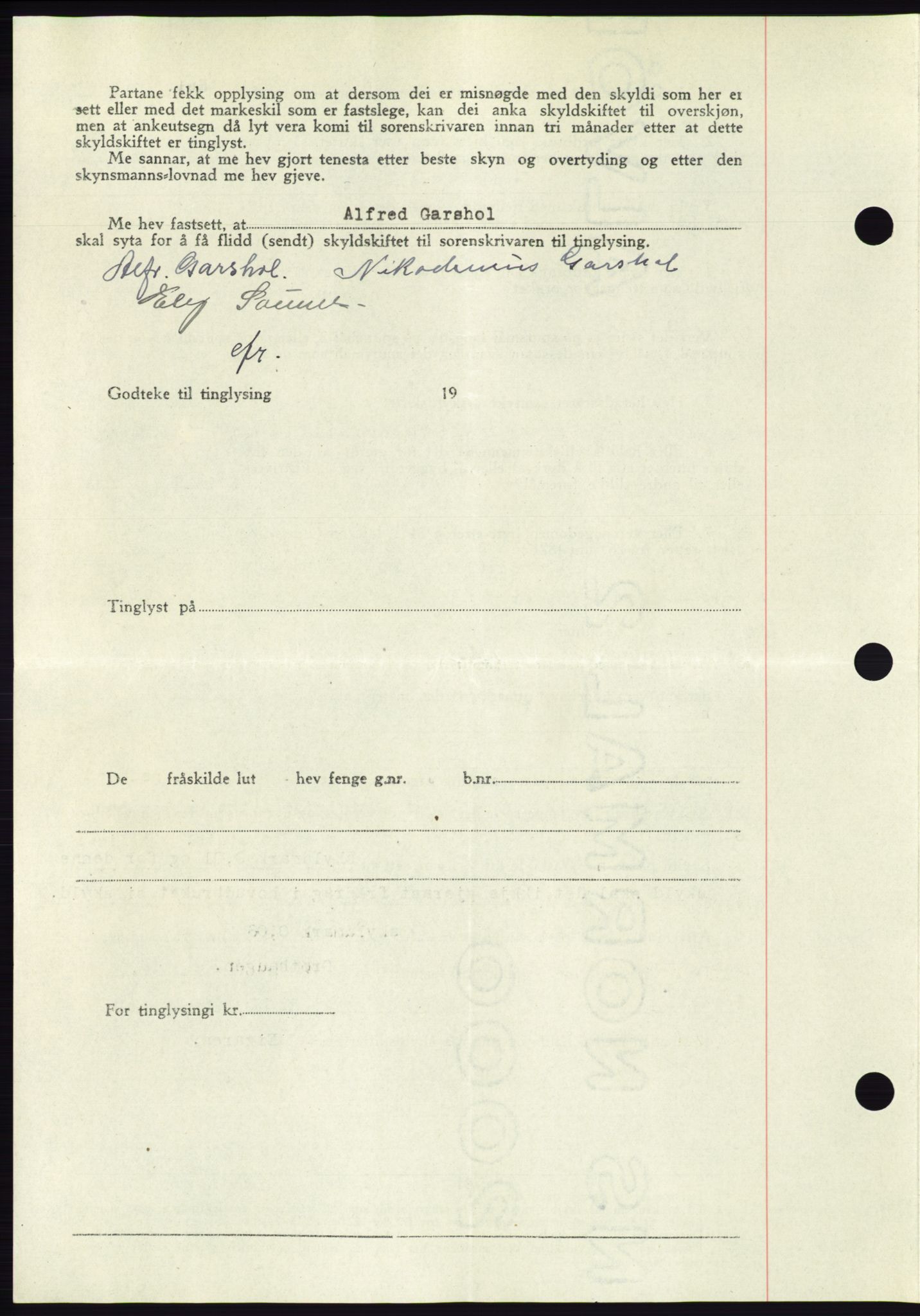 Søre Sunnmøre sorenskriveri, AV/SAT-A-4122/1/2/2C/L0083: Pantebok nr. 9A, 1948-1949, Dagboknr: 1497/1948