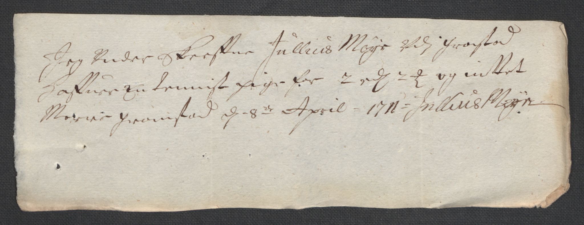 Rentekammeret inntil 1814, Reviderte regnskaper, Fogderegnskap, AV/RA-EA-4092/R39/L2319: Fogderegnskap Nedenes, 1710-1711, s. 565