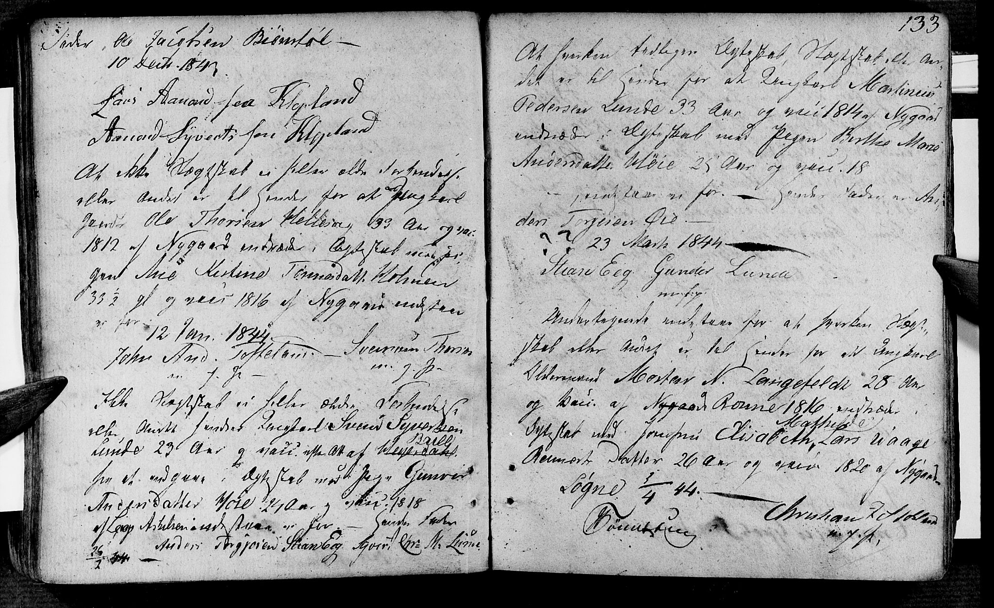 Søgne sokneprestkontor, AV/SAK-1111-0037/F/Fa/Fab/L0007: Ministerialbok nr. A 7, 1791-1851, s. 133