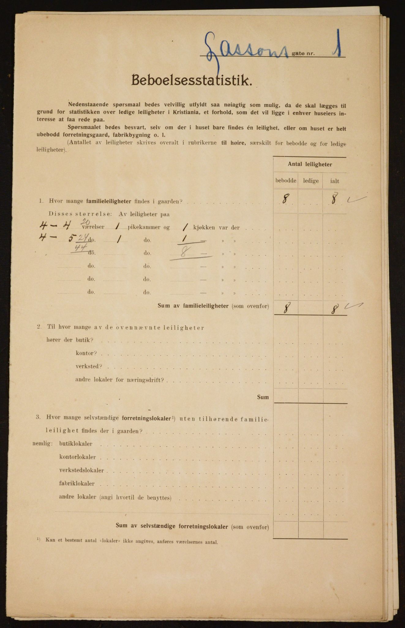 OBA, Kommunal folketelling 1.2.1910 for Kristiania, 1910, s. 55269