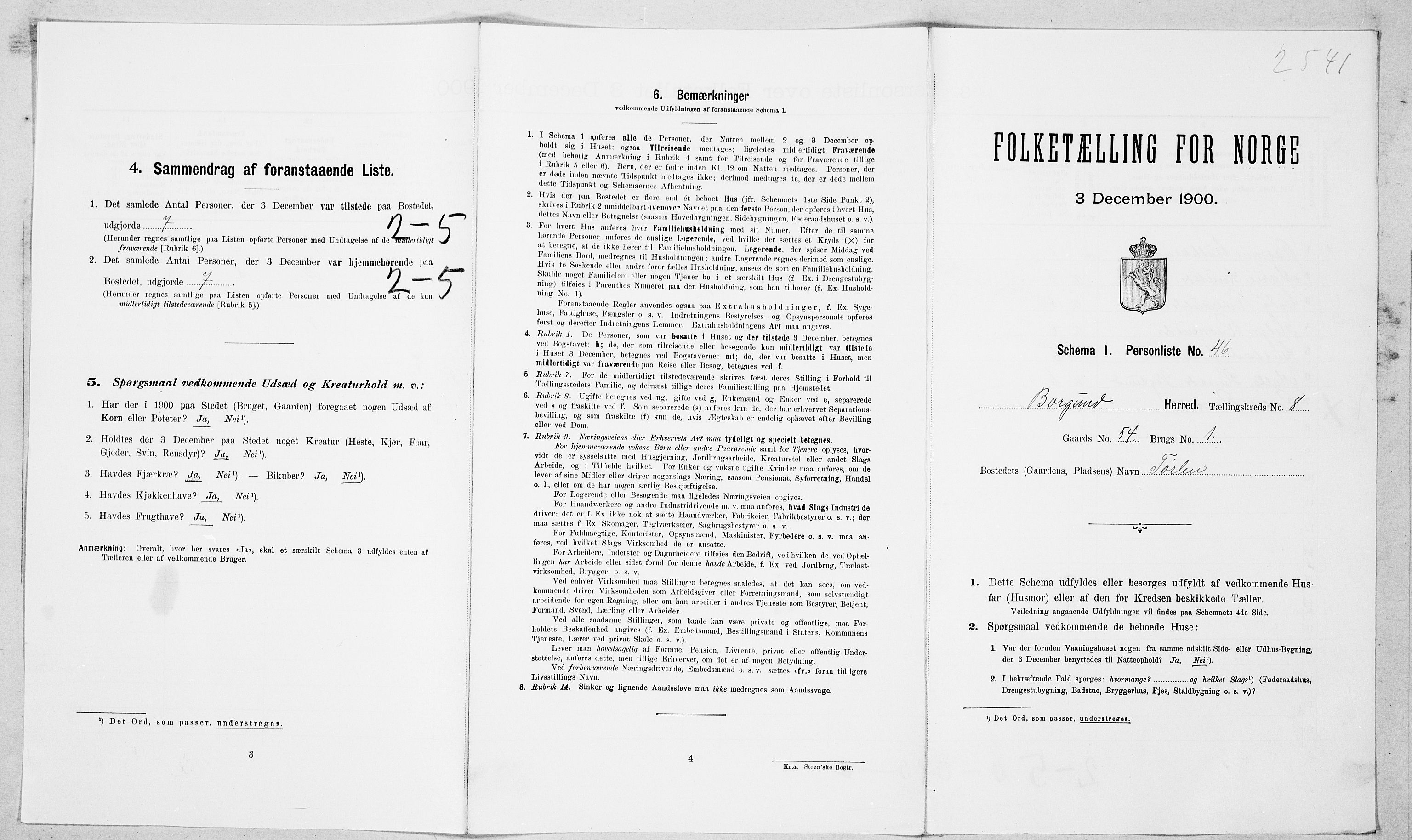 SAT, Folketelling 1900 for 1531 Borgund herred, 1900, s. 897