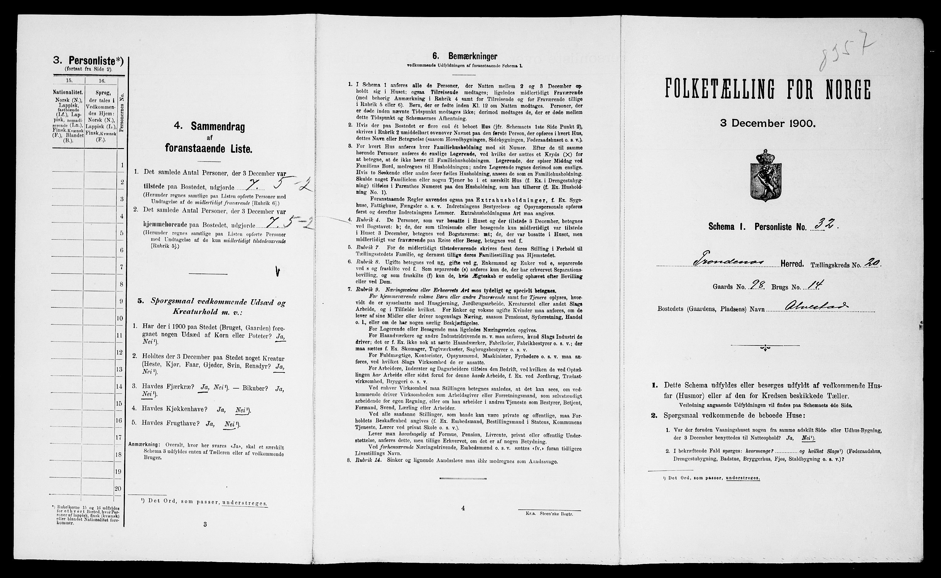 SATØ, Folketelling 1900 for 1914 Trondenes herred, 1900, s. 2389