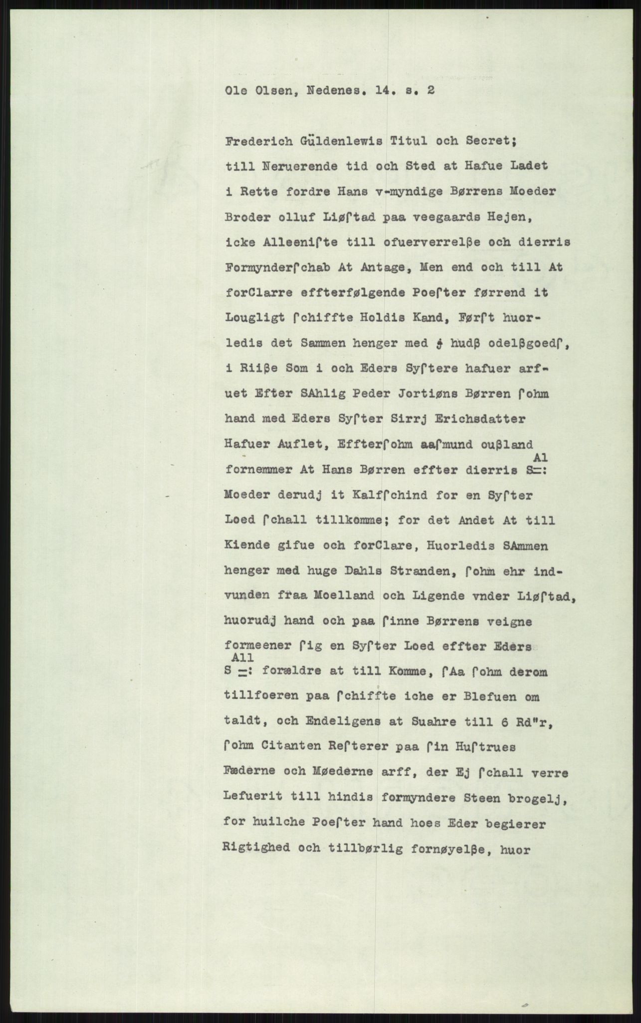 Samlinger til kildeutgivelse, Diplomavskriftsamlingen, AV/RA-EA-4053/H/Ha, s. 3019