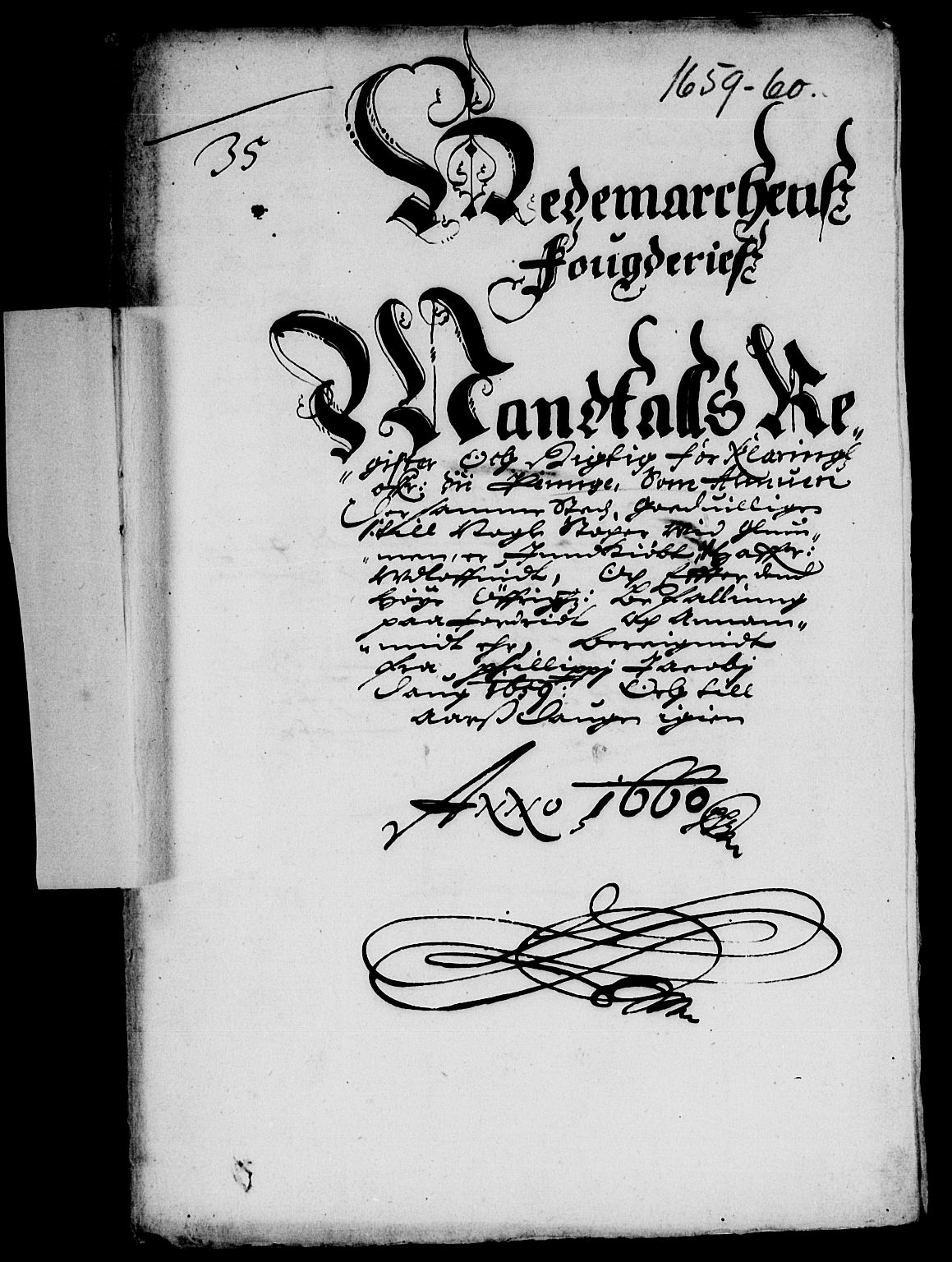 Rentekammeret inntil 1814, Reviderte regnskaper, Lensregnskaper, AV/RA-EA-5023/R/Rb/Rba/L0252: Akershus len, 1659-1660