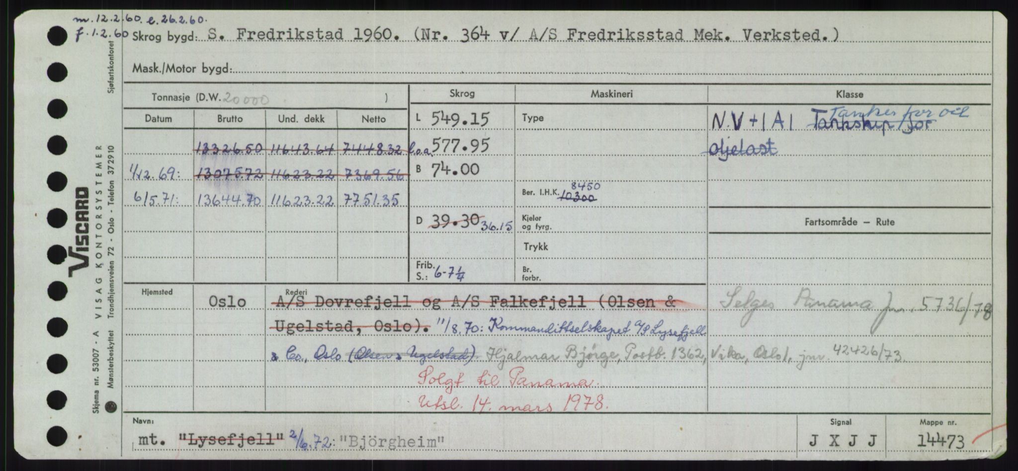 Sjøfartsdirektoratet med forløpere, Skipsmålingen, RA/S-1627/H/Hd/L0004: Fartøy, Bia-Boy, s. 177