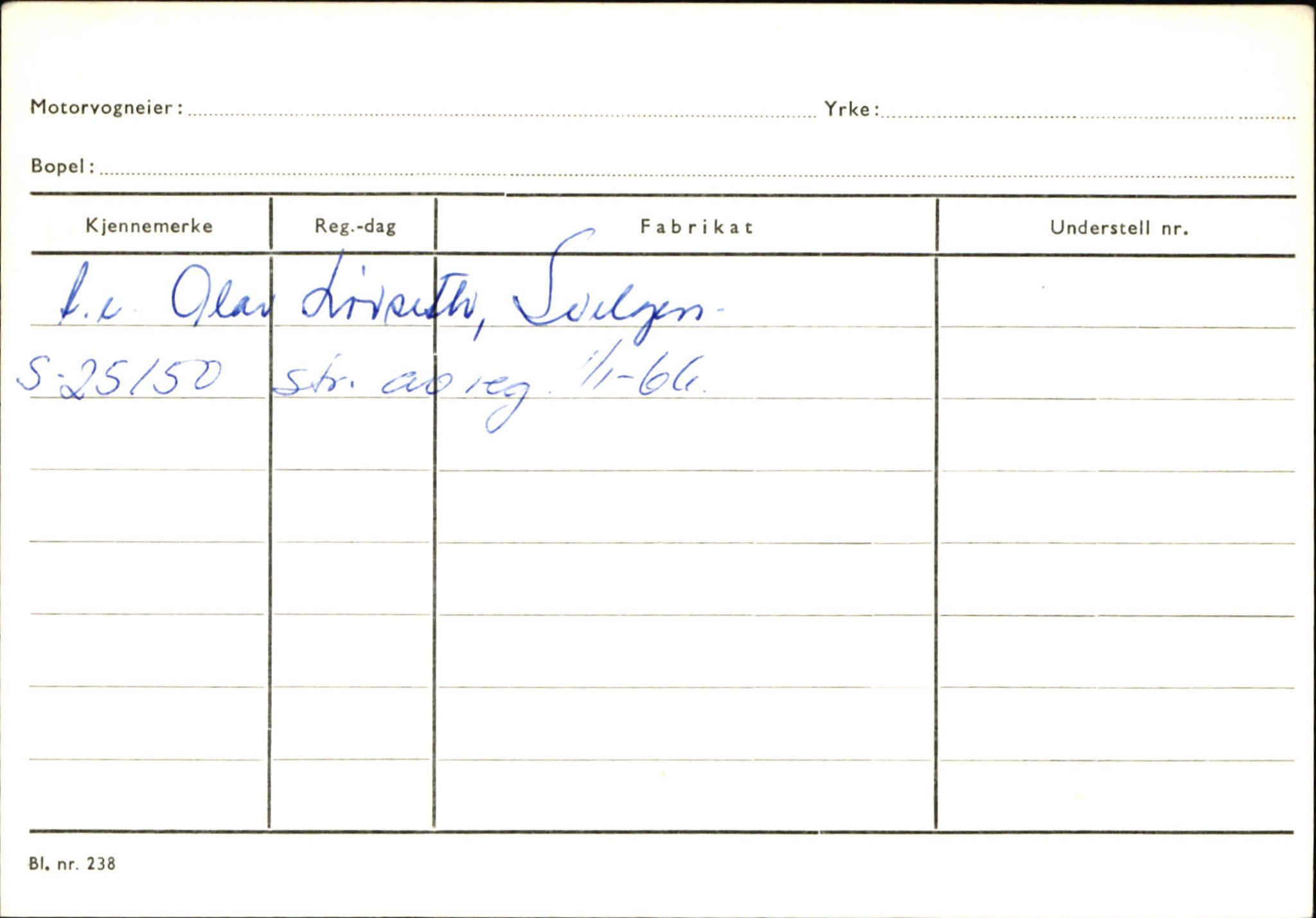 Statens vegvesen, Sogn og Fjordane vegkontor, AV/SAB-A-5301/4/F/L0133: Eigarregister Bremanger A-Å. Gaular A-H, 1945-1975, s. 342