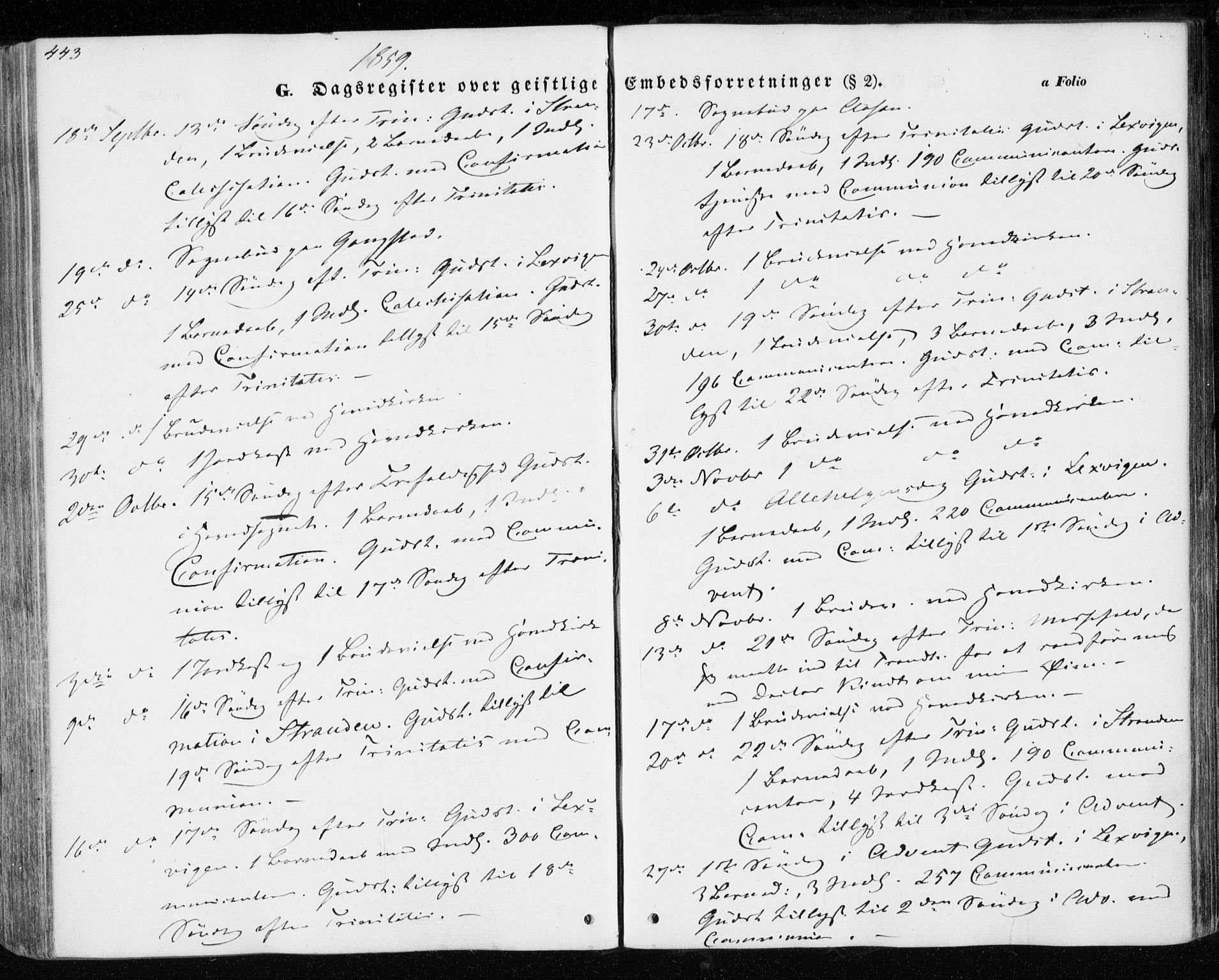 Ministerialprotokoller, klokkerbøker og fødselsregistre - Nord-Trøndelag, AV/SAT-A-1458/701/L0008: Ministerialbok nr. 701A08 /1, 1854-1863, s. 443