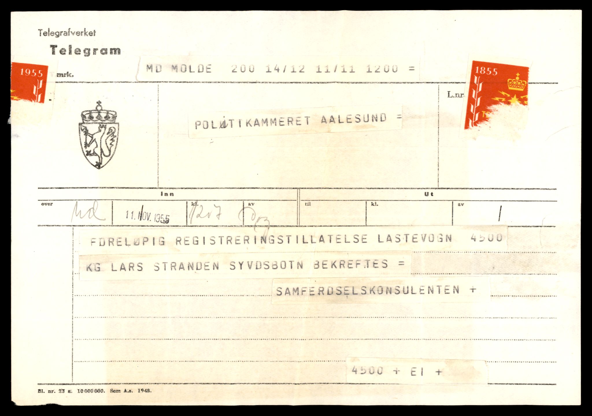 Møre og Romsdal vegkontor - Ålesund trafikkstasjon, AV/SAT-A-4099/F/Fe/L0036: Registreringskort for kjøretøy T 12831 - T 13030, 1927-1998, s. 457