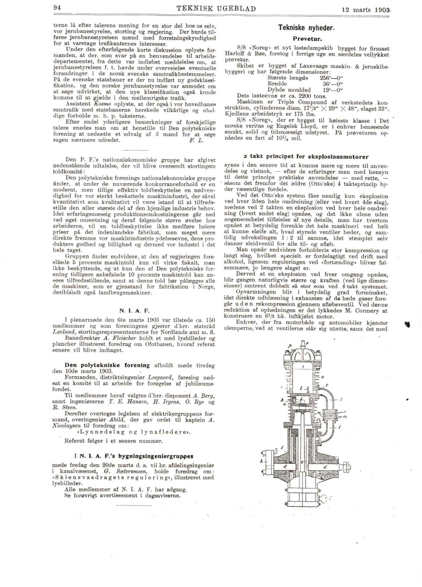 Bård Toldnes samling - lokalia fra Levanger, TIKA/PA-1549/G/L0013: Kopier av Teknisk Ukeblad, 1898