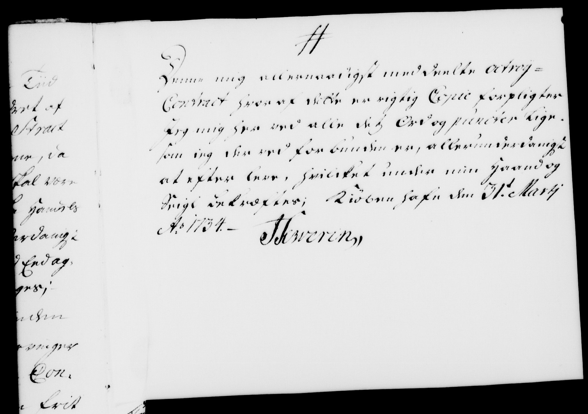 Rentekammeret, Kammerkanselliet, AV/RA-EA-3111/G/Gg/Gga/L0004: Norsk ekspedisjonsprotokoll med register (merket RK 53.4), 1734-1741, s. 8