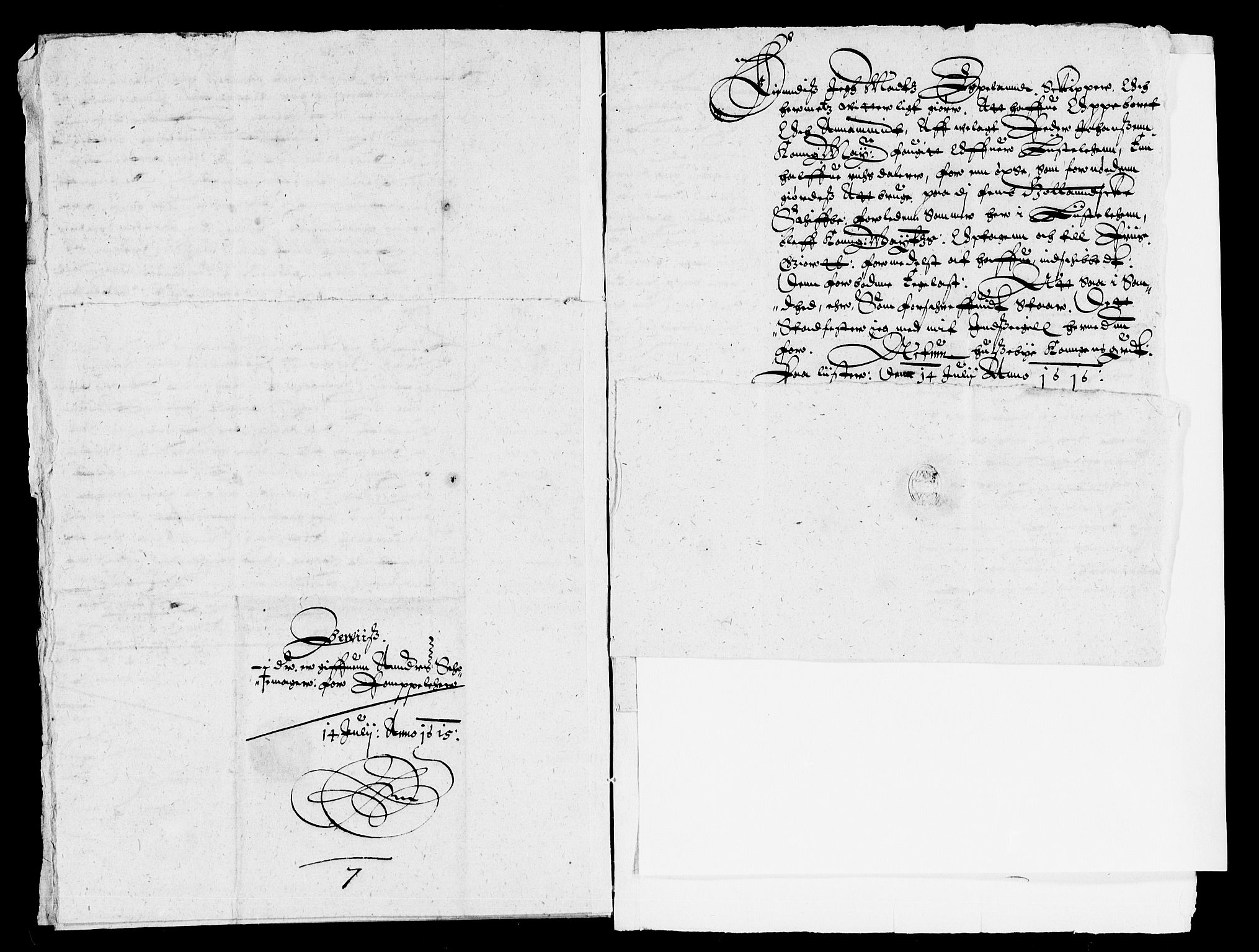 Rentekammeret inntil 1814, Reviderte regnskaper, Lensregnskaper, AV/RA-EA-5023/R/Rb/Rbr/L0004: Lista len, 1613-1616