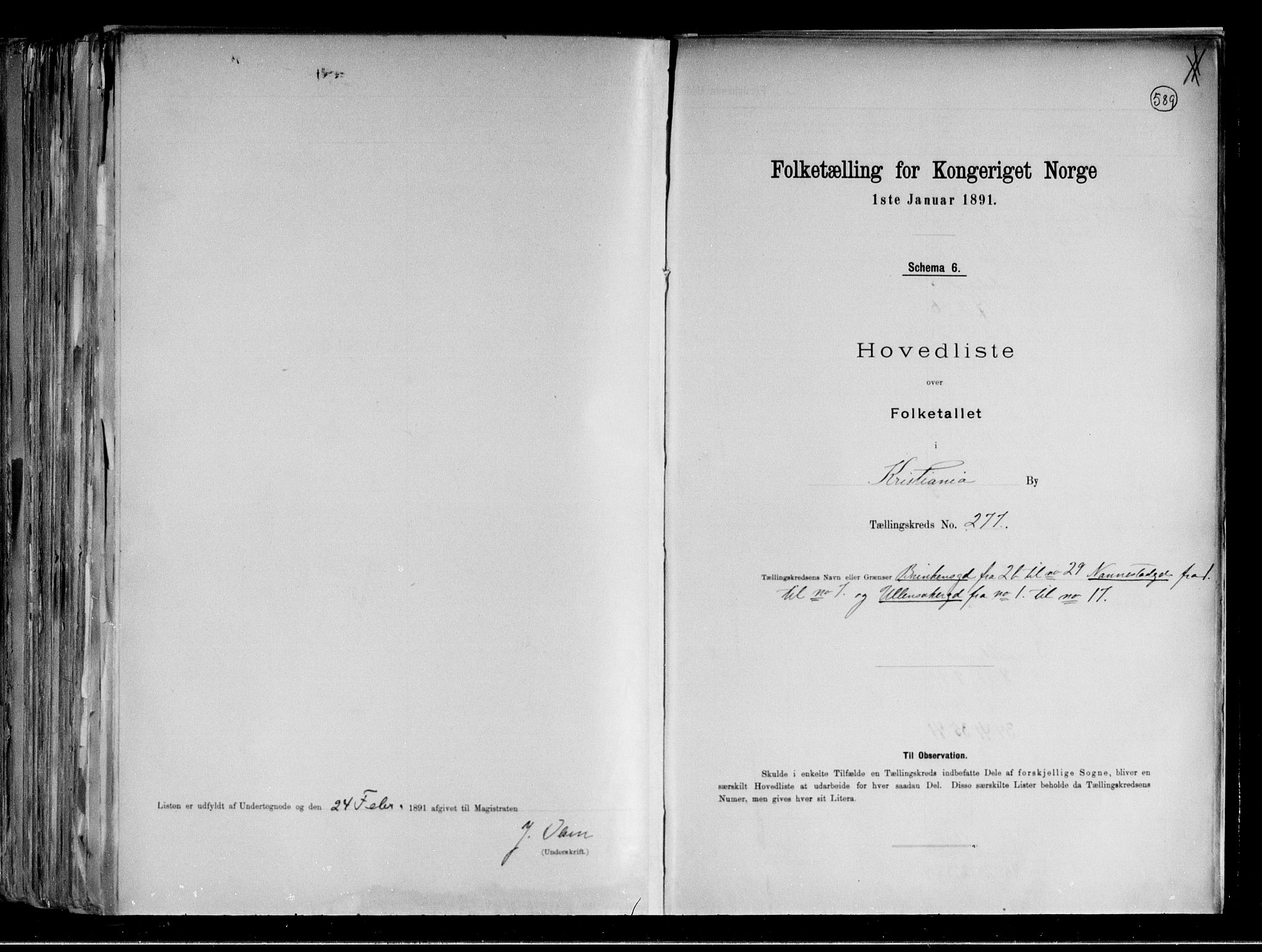 RA, Folketelling 1891 for 0301 Kristiania kjøpstad, 1891, s. 160888